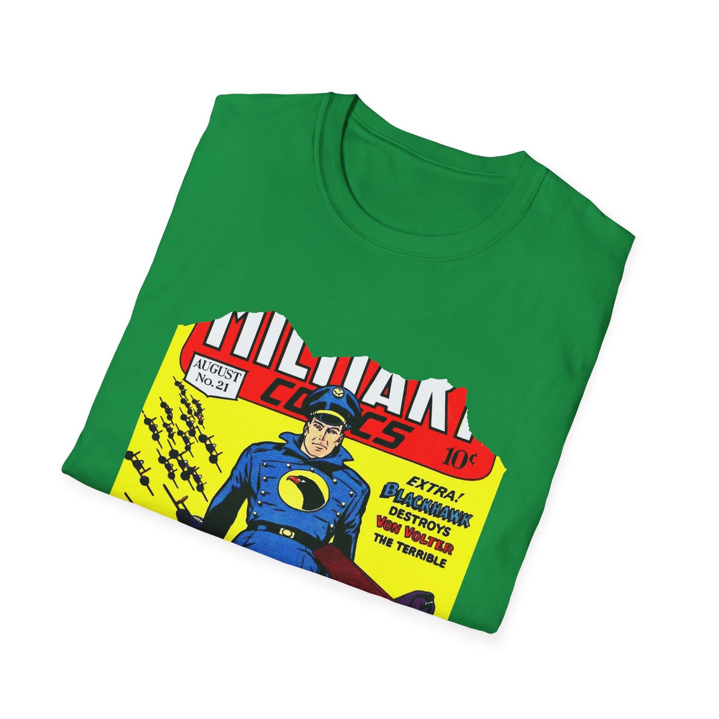 Vintage-Inspired Comic Cover Unisex Softstyle Tee