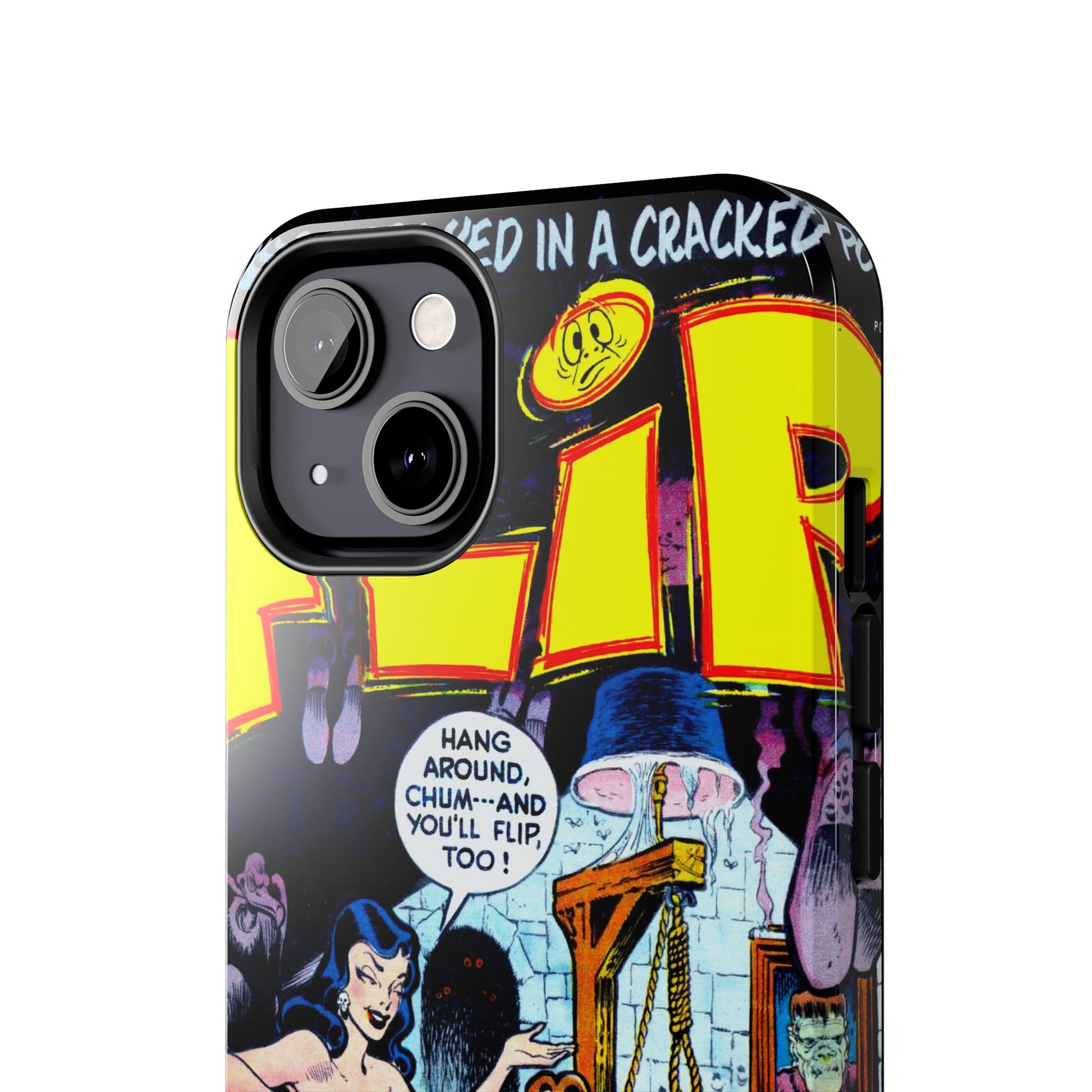 Vintage Comic Book Style Heavy-Duty Phone Cases - Old School Male 