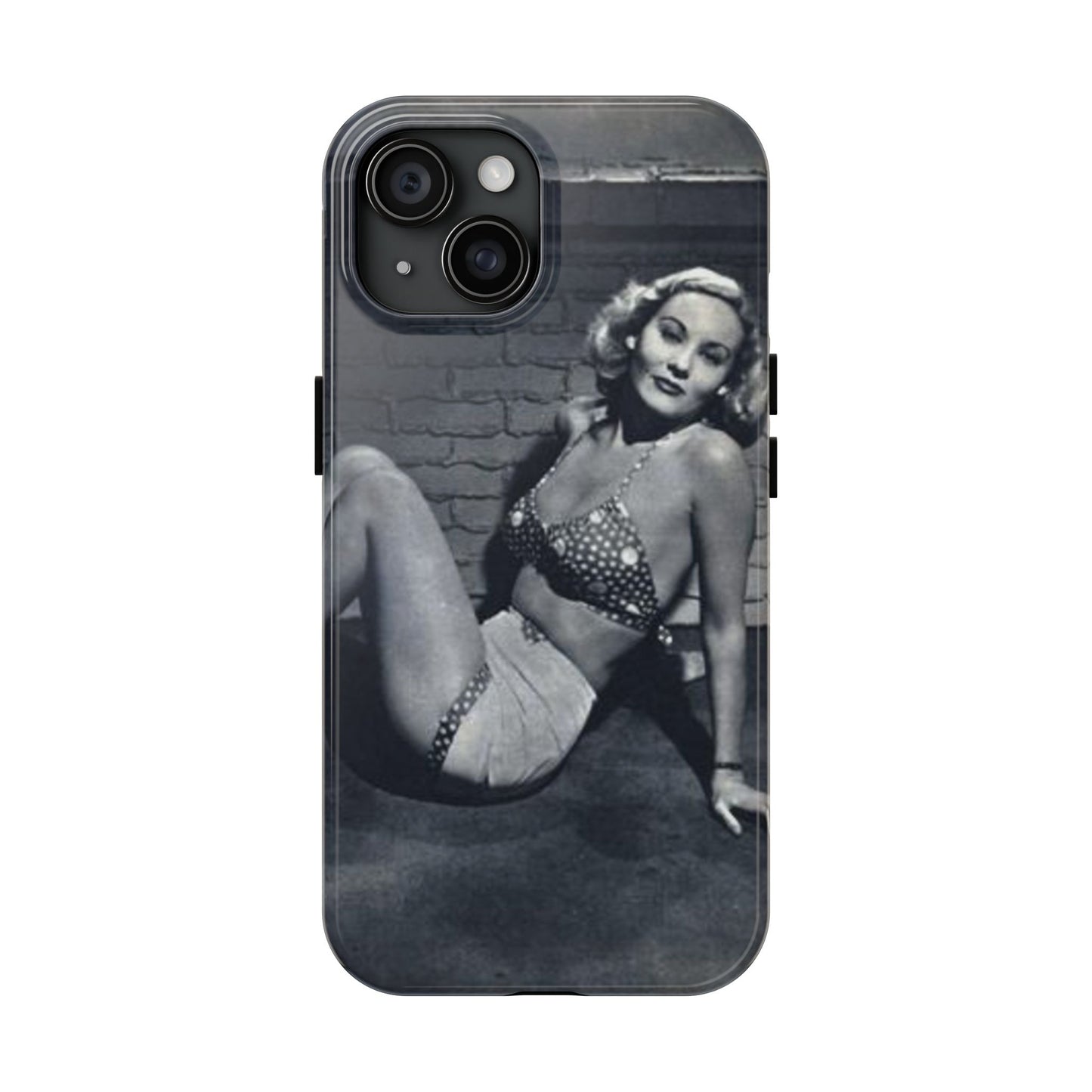 Retro Pinup Girl Tough Smartphone Cases - Old School Male 