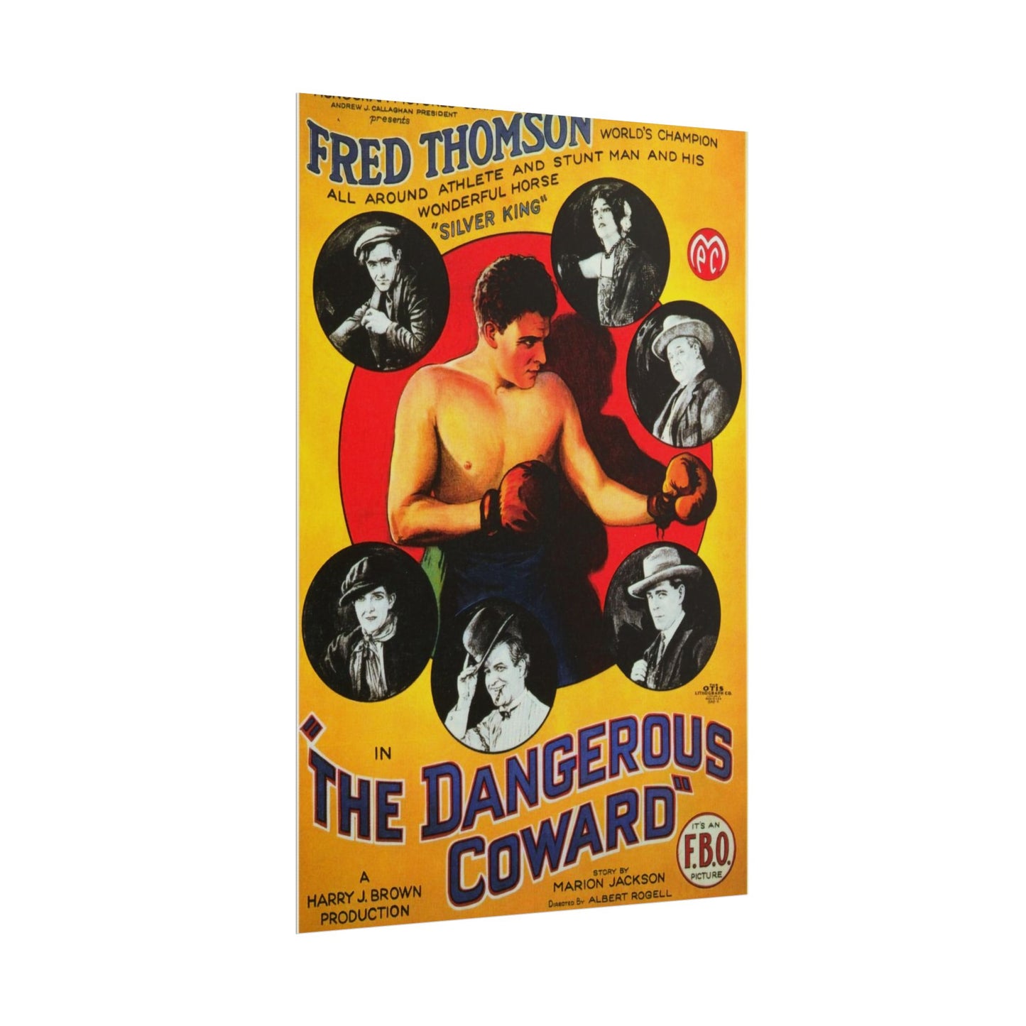 Rolled Poster - Classic Film The Dangerous Coward Movie Poster