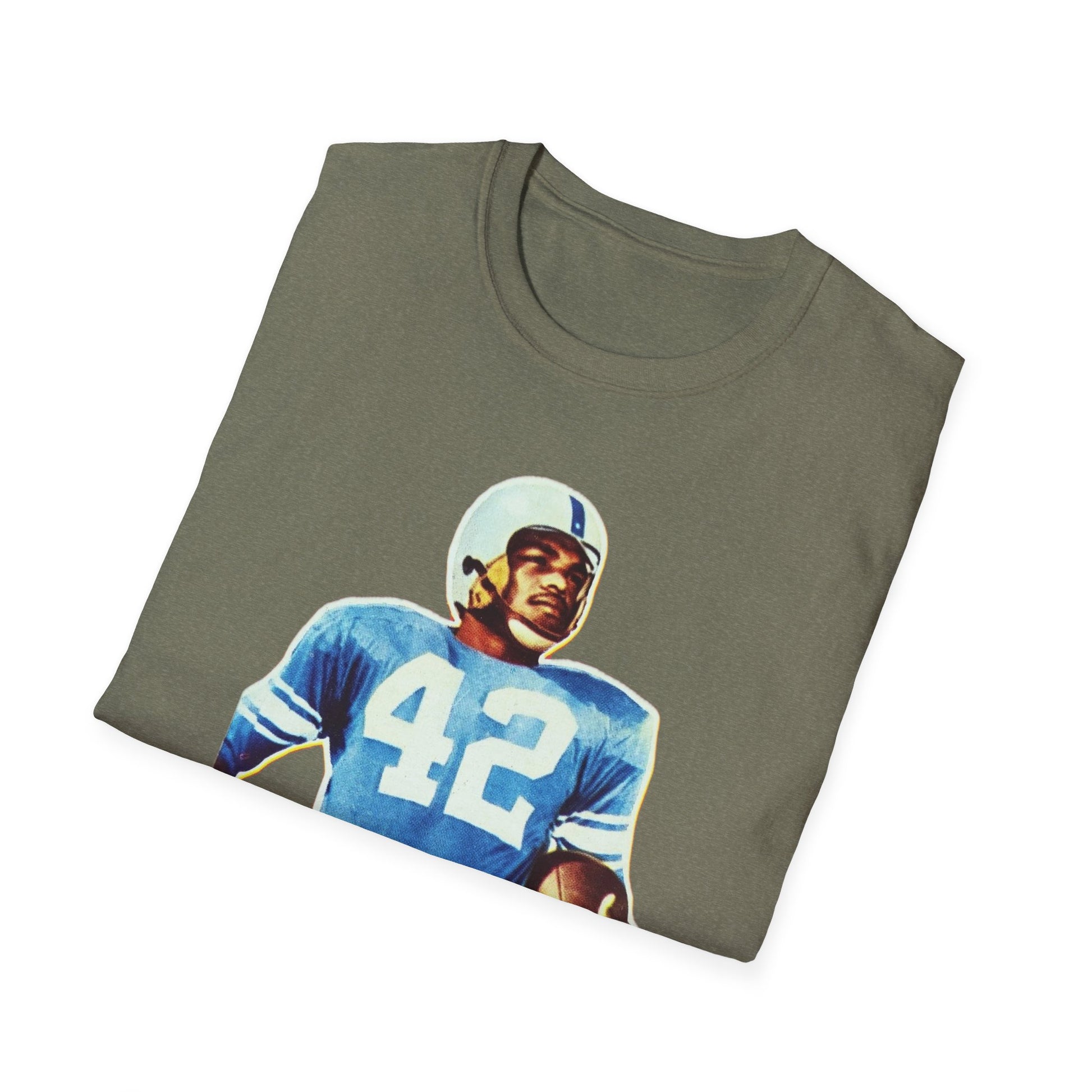 Lenny Moore Unisex Soft Cotton Tee for Football Fans - Old School Male 