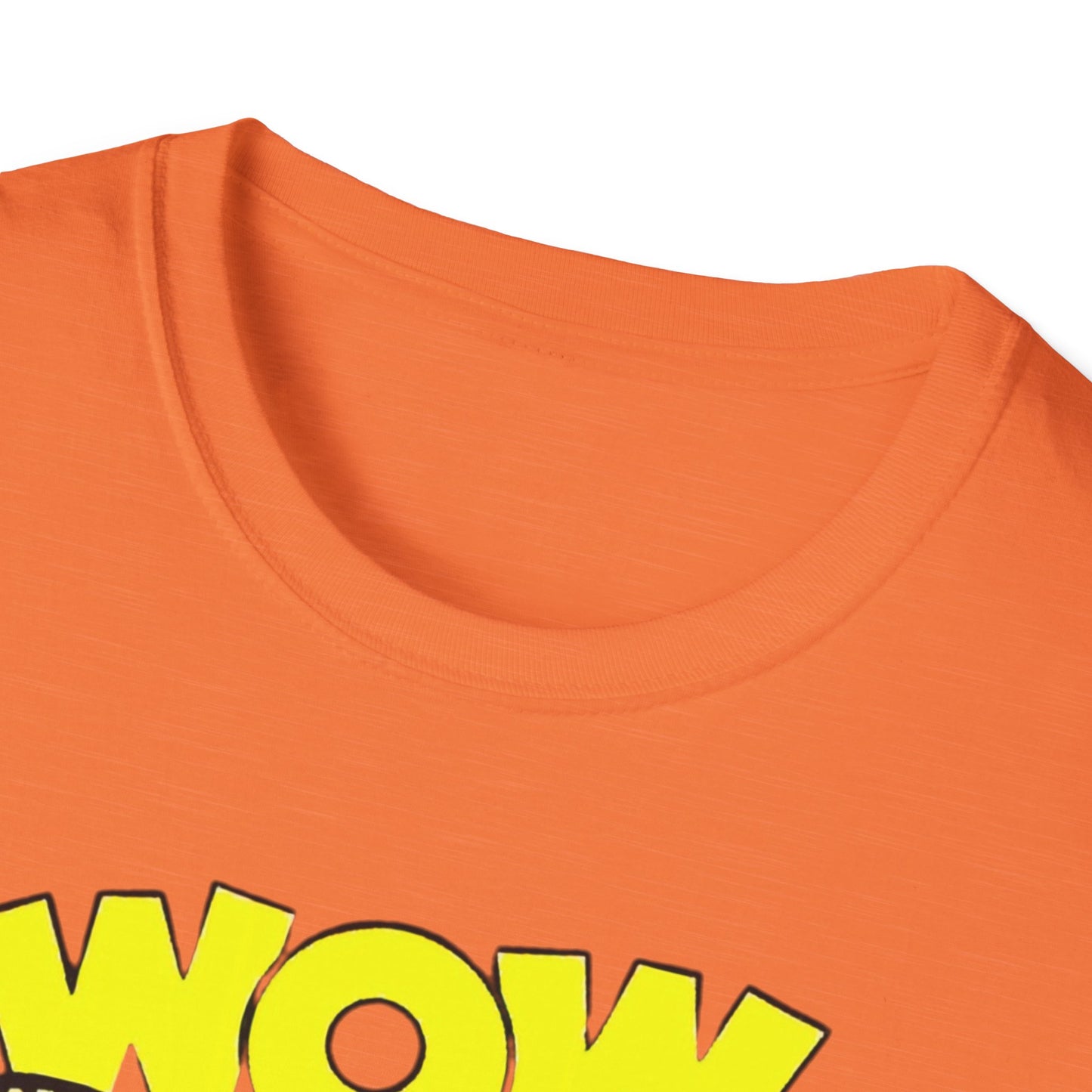 Retro Wow Comics T-Shirt - 100% Cotton, Classic Fit, Perfect for Comic Enthusiasts