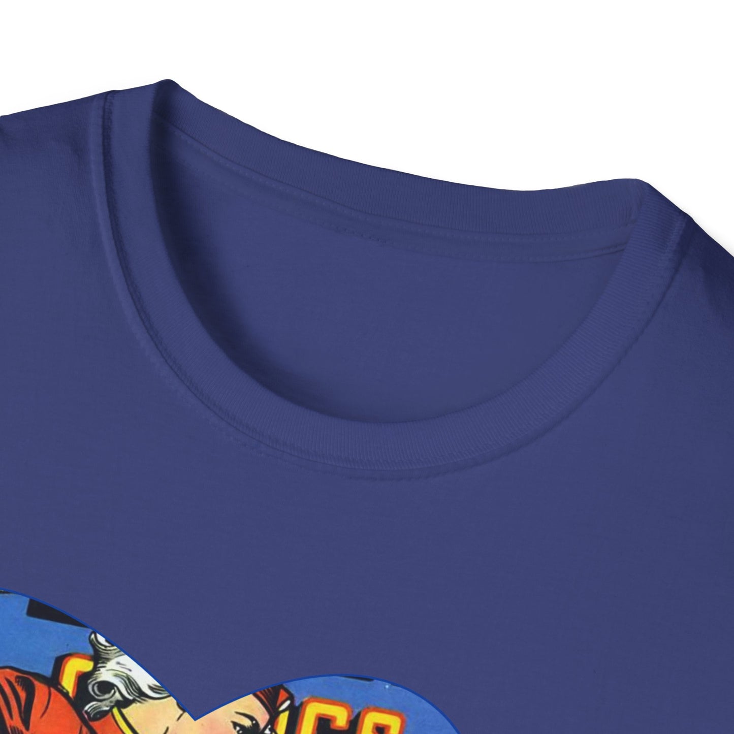 Vintage Comic Book Cover Unisex Softstyle Tee