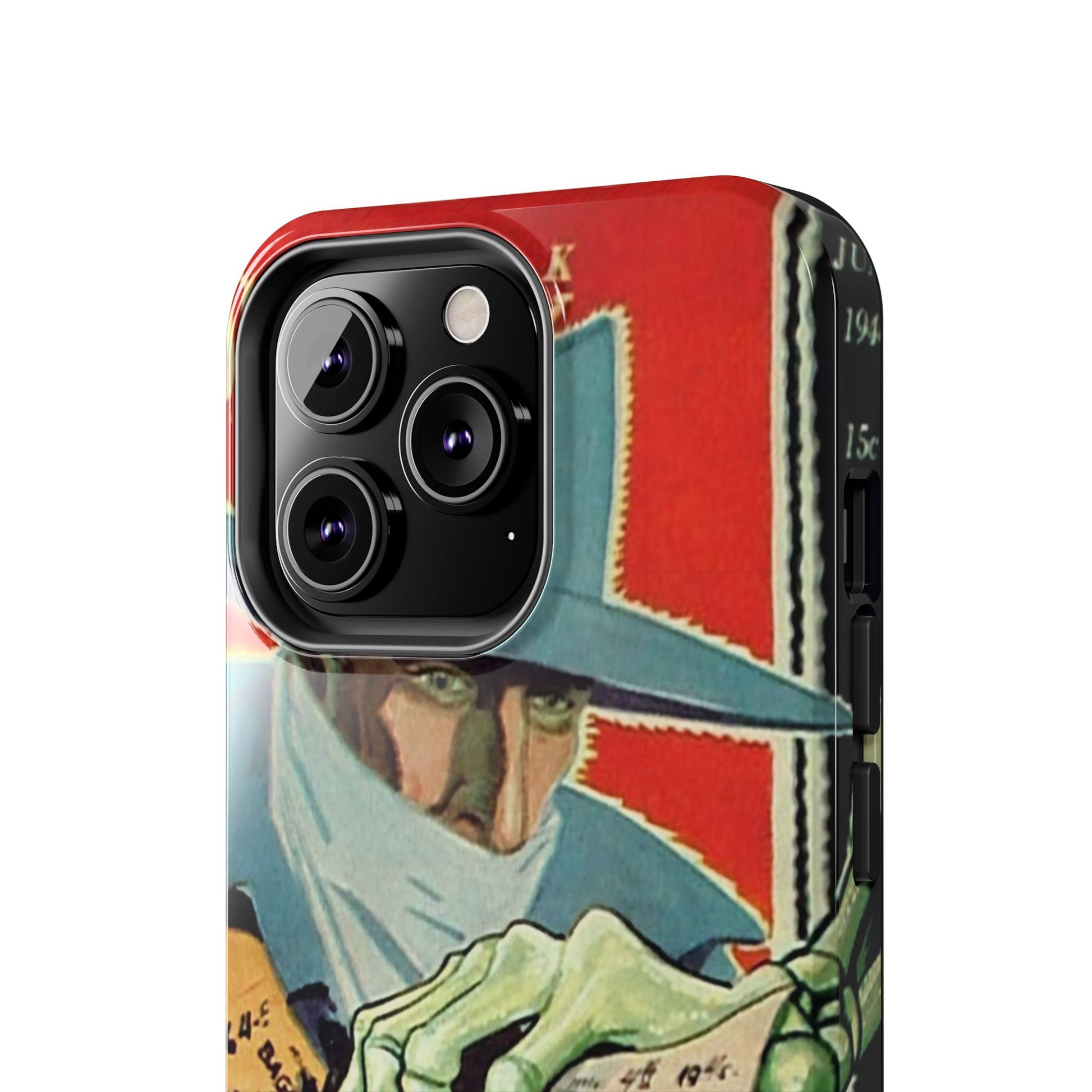 Vintage Comic Art Tough Phone Cases - Old School Male 