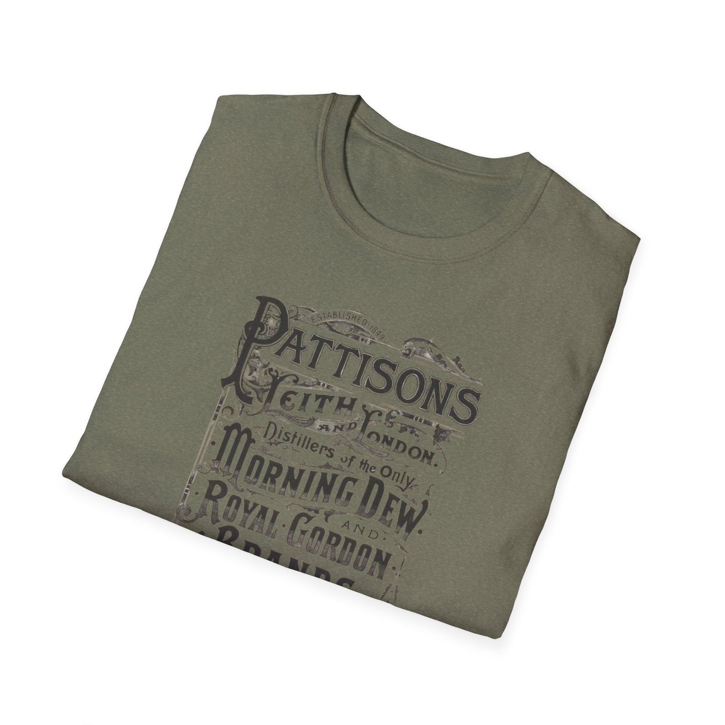 Pattison's Whiskey Graphic T-Shirt - Unisex Vintage Style Tee for Whiskey Lovers