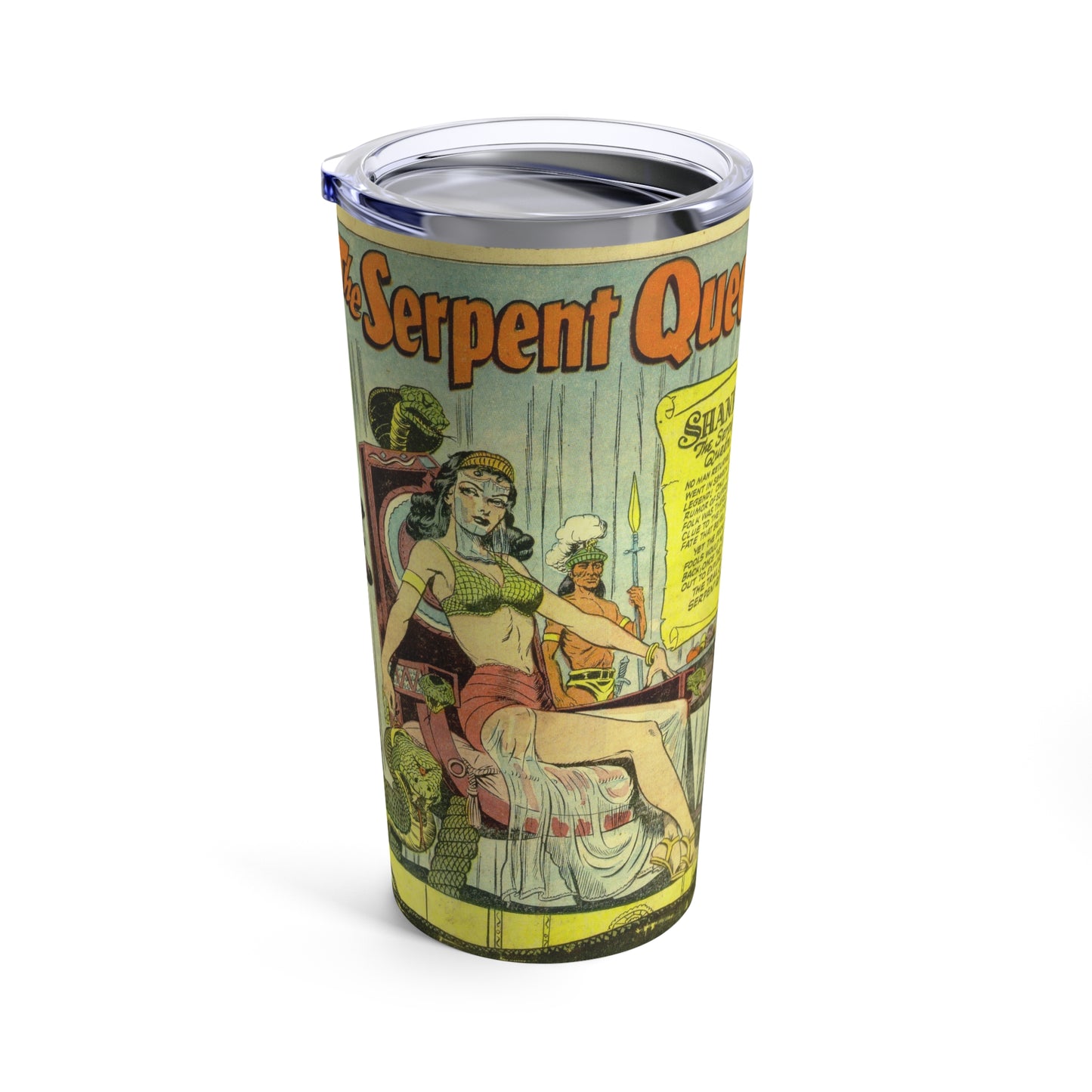 Serpent Queen Retro 20oz Insulated Tumbler - Old School Male 