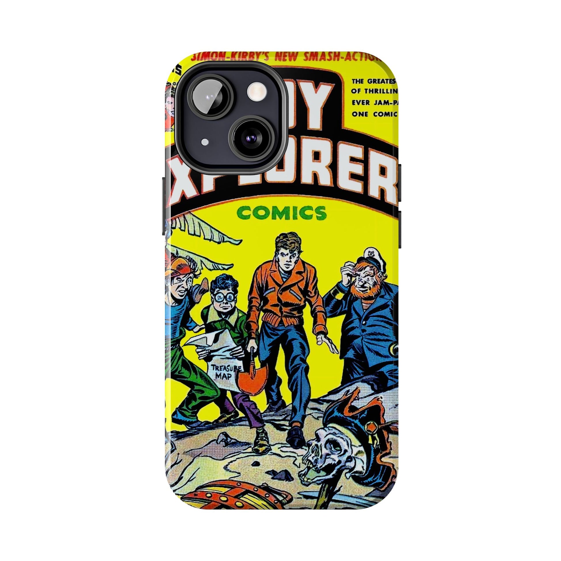 Vintage Comic Book Cover Rugged Phone Cases - Old School Male 