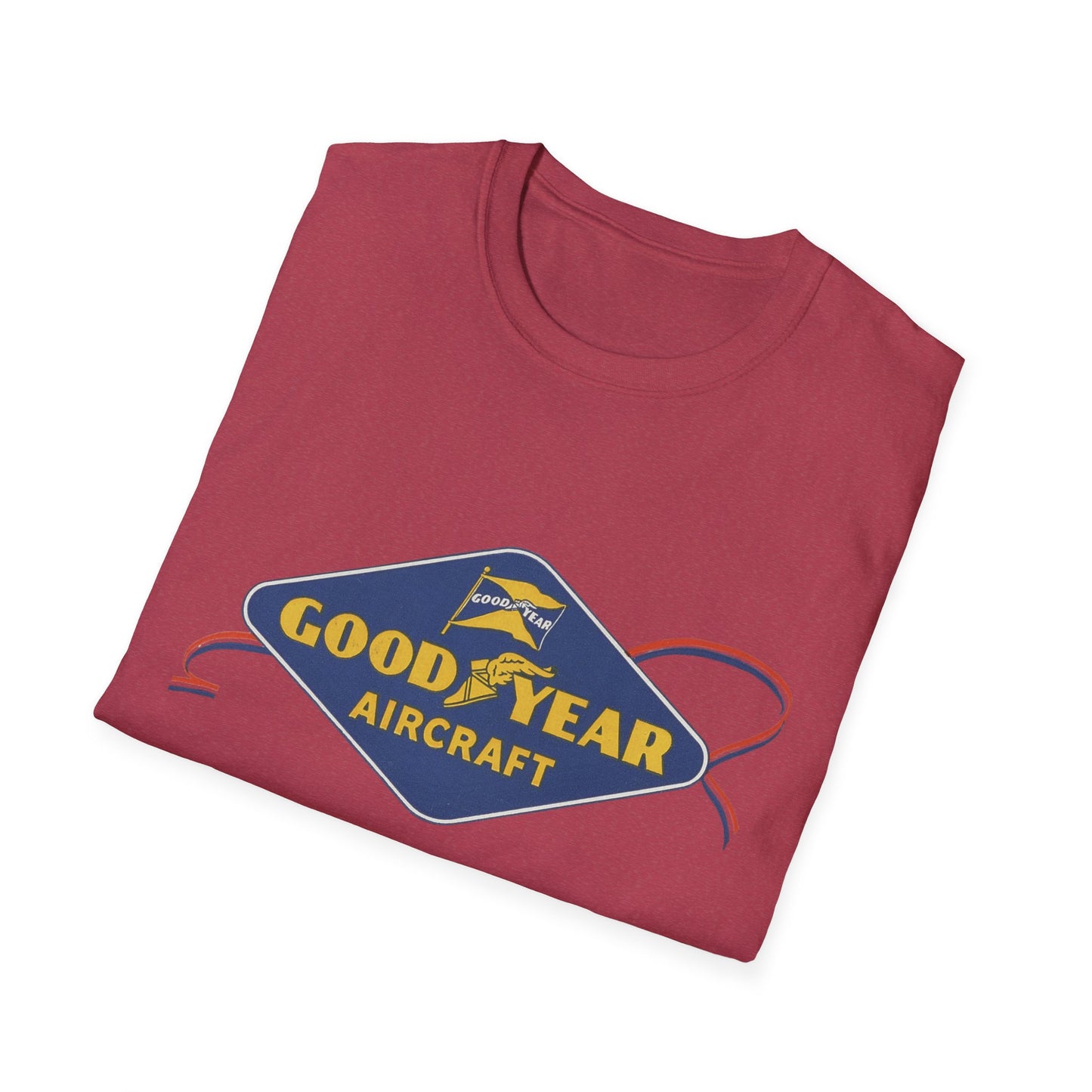 Fly High In Style: Vintage Goodyear Aircraft T-Shirt For Aviation Buffs & Retro Fans!