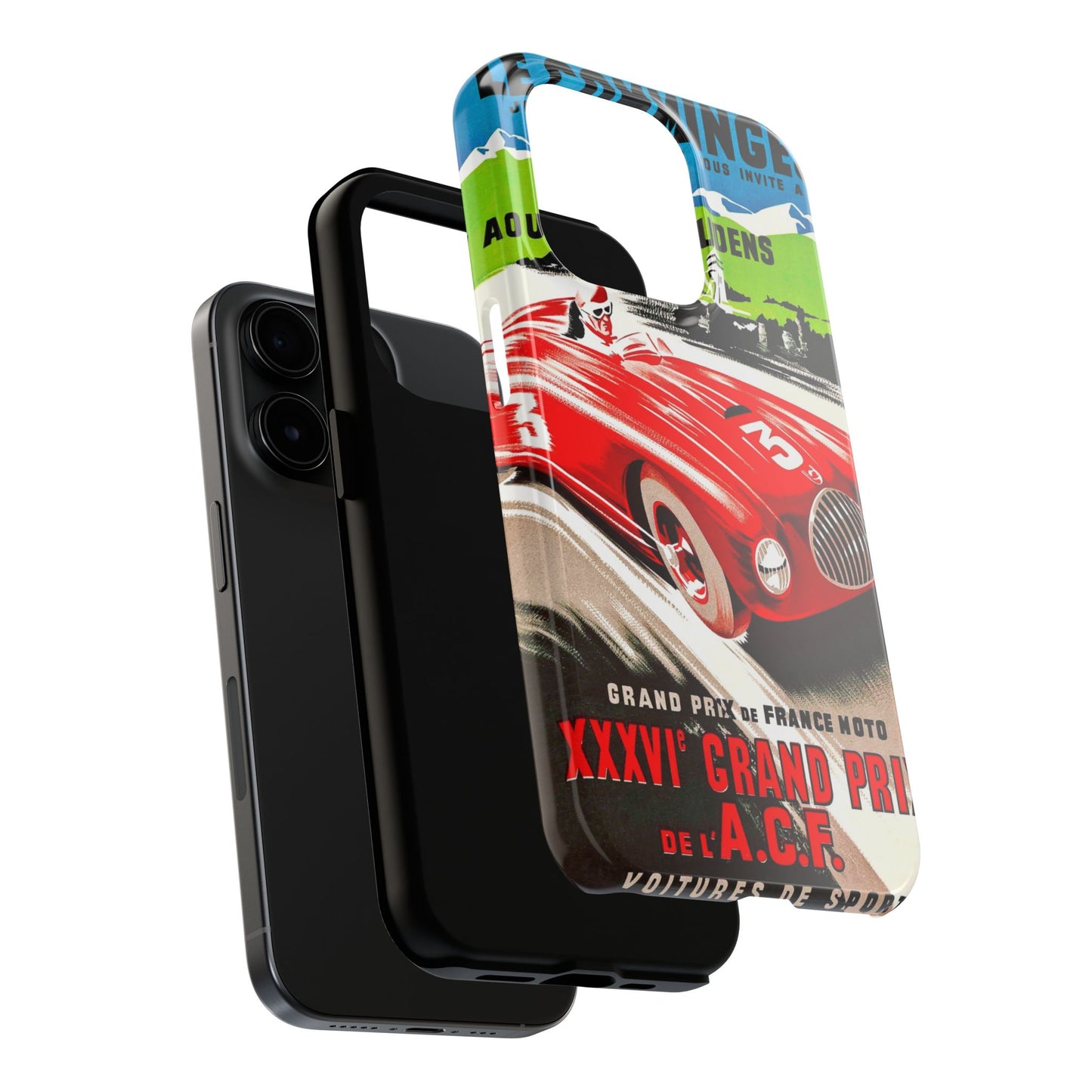 Vintage Racing Tough Phone Cases