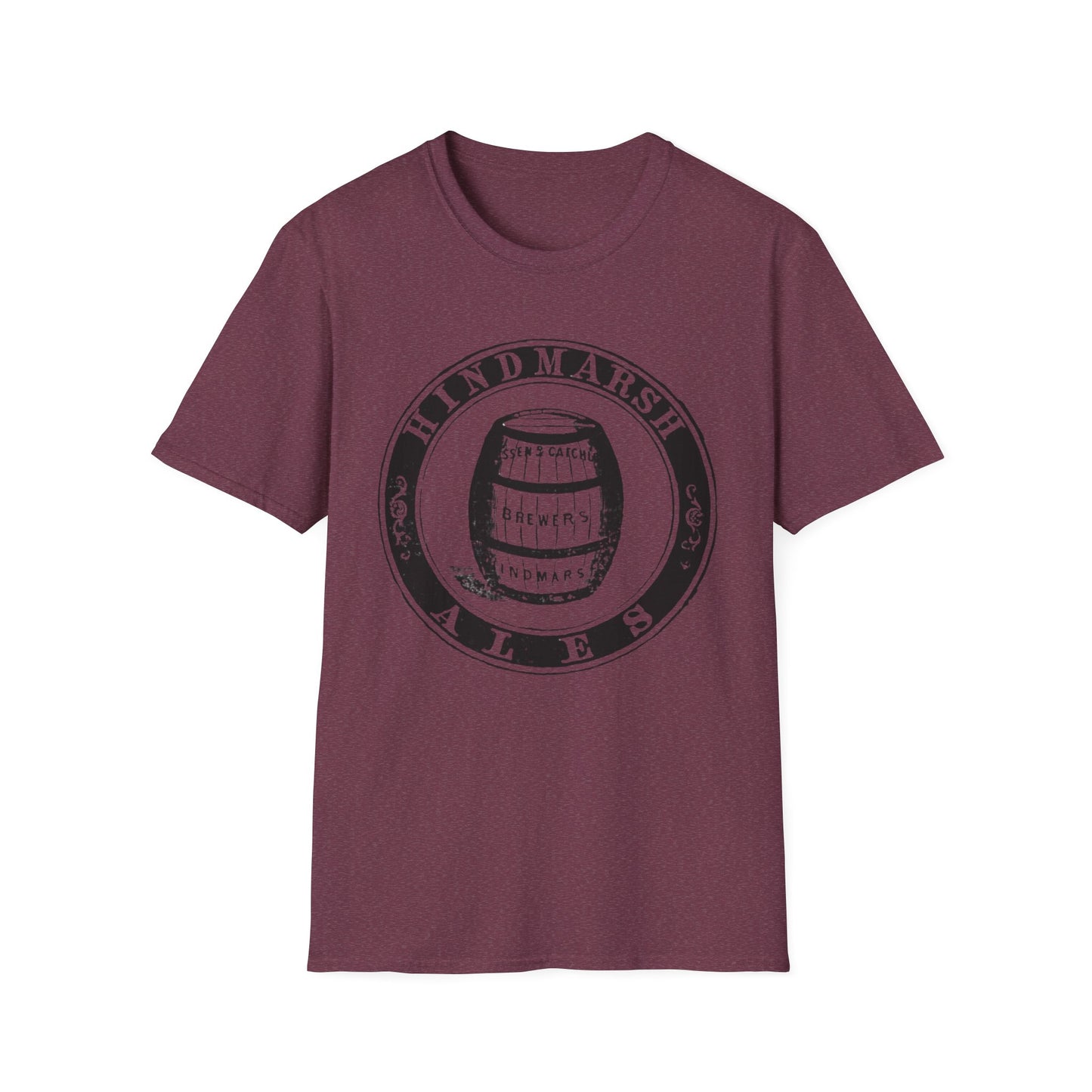 Vintage Hindmarsh Ales Unisex T-Shirt - 100% Cotton Softstyle Tee for Beer Lovers