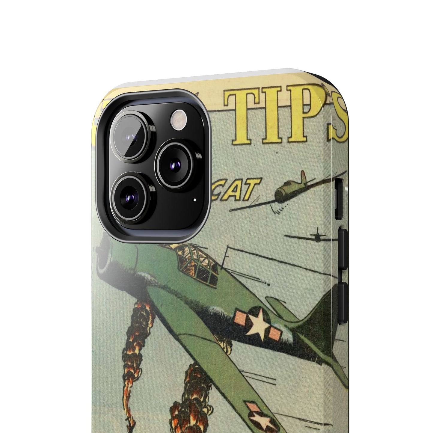 Retro Wings Comic Page Tough Phone Cases