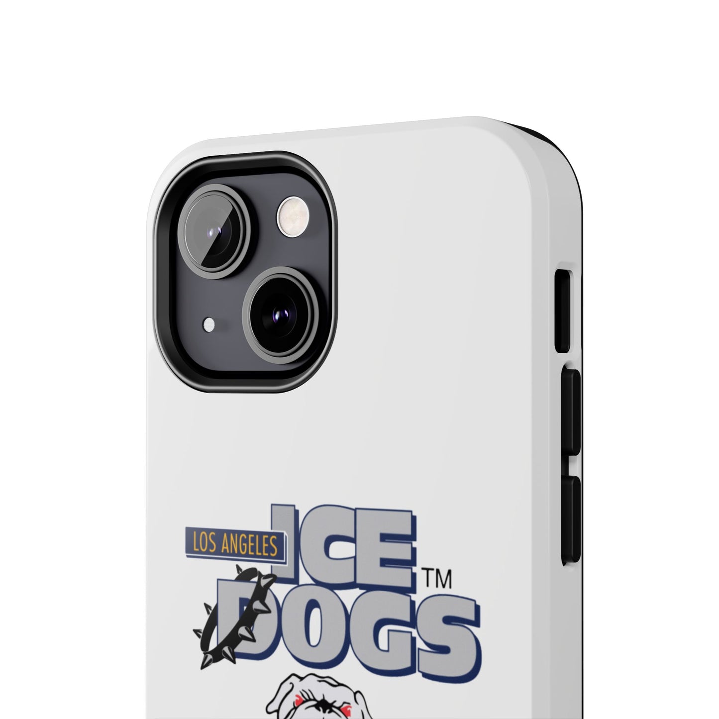 Vintage Los Angeles Ice Dogs Hockey Team Logo Durable Phone Cases - Old School Male 