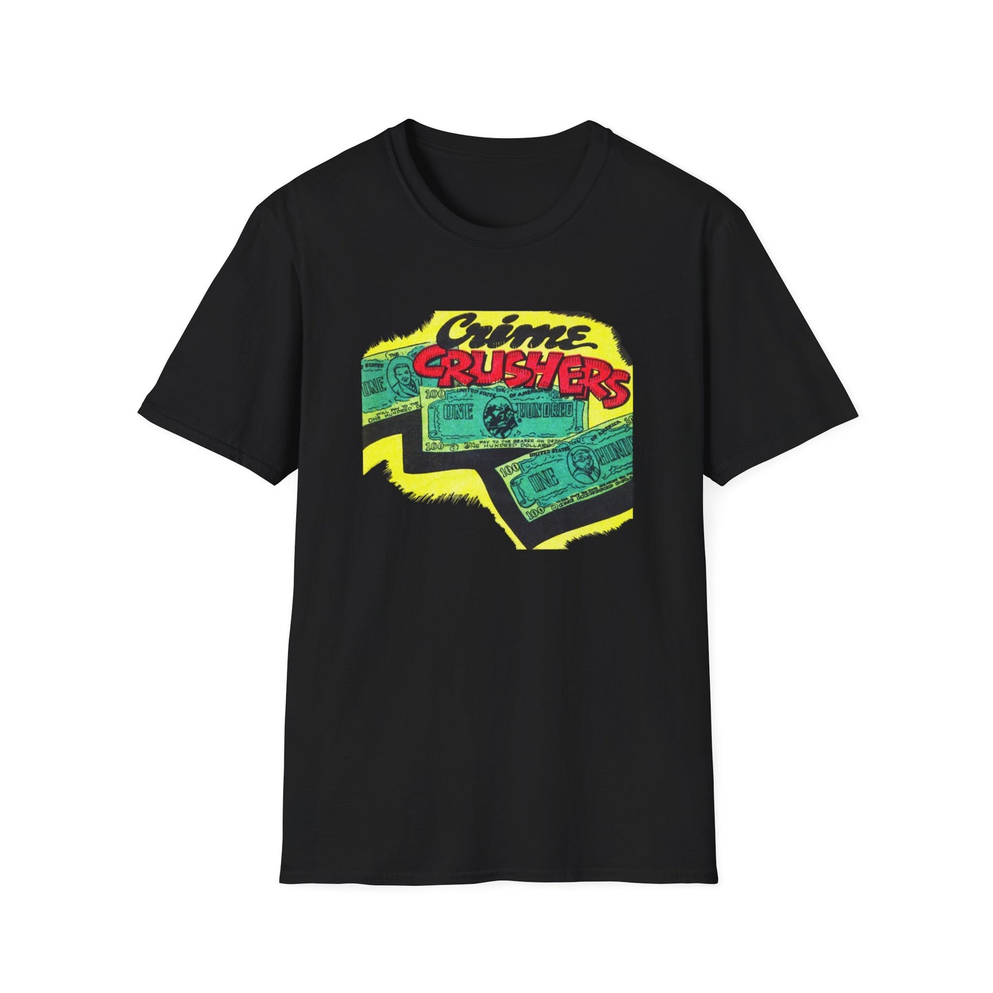 Retro Crime Crushers True Crime T-Shirt - Vintage Style Tee for Mystery Lovers