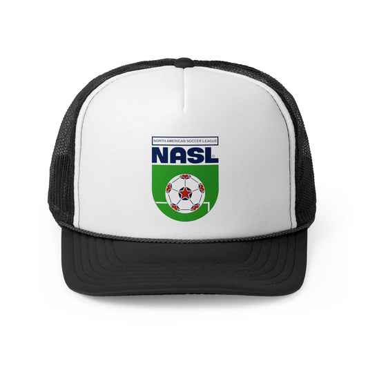 Retro NASL Logo Trucker Cap - Old School Male 