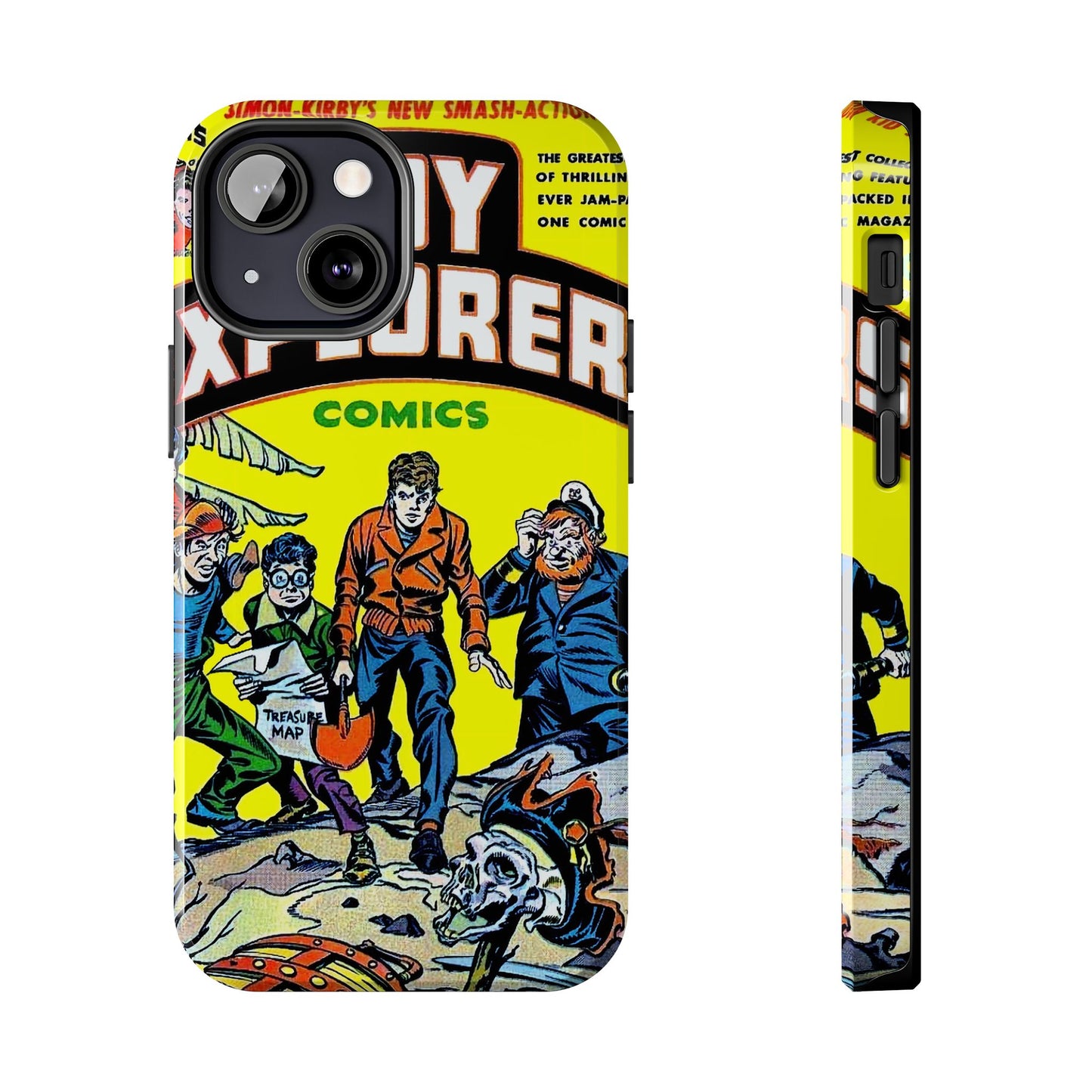 Vintage Comic Book Cover Rugged Phone Cases - Old School Male 