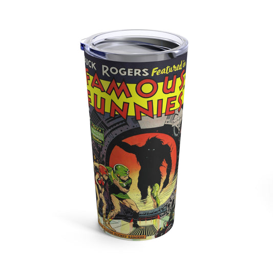 Vintage Buck Rogers Comic Tumbler Mug – Stylish Retro Design - Old School Male 