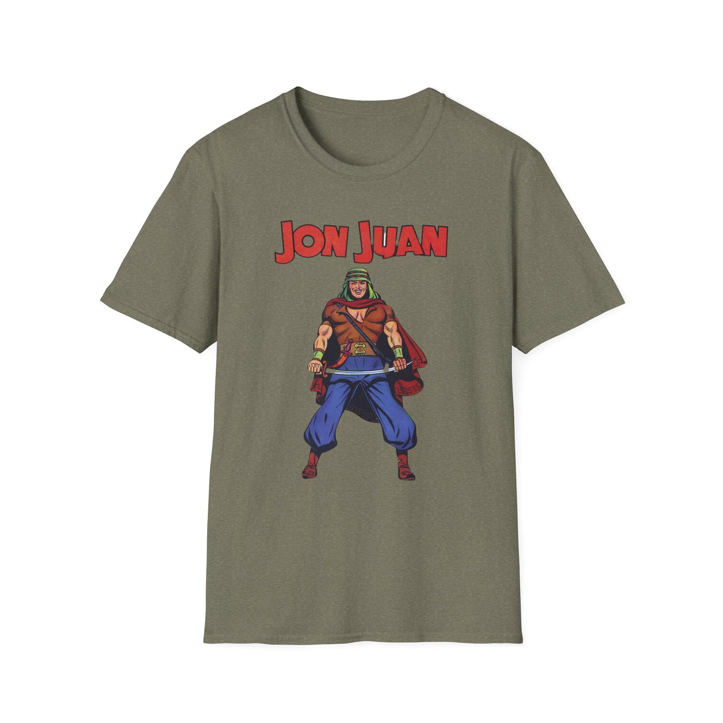 Vintage Jon Juan Comic Character T-Shirt - Soft Unisex Tee for Retro Style Enthusiasts