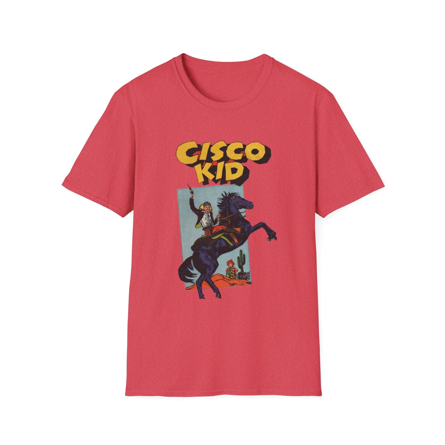 Retro Cisco Kid Comic Book T-Shirt - 100% Cotton, Classic Fit, Perfect for Comic Fans!