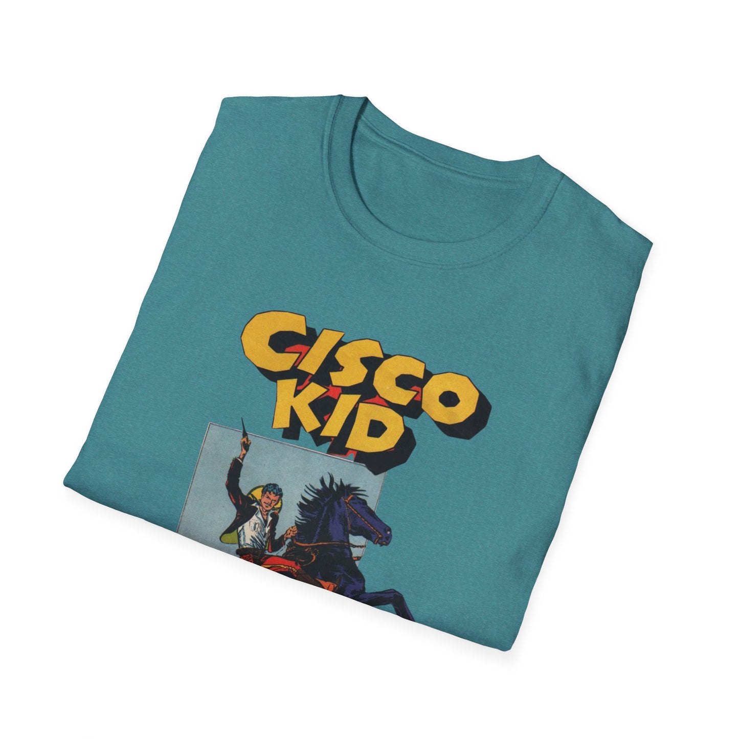 Retro Cisco Kid Comic Book T-Shirt - 100% Cotton, Classic Fit, Perfect for Comic Fans!