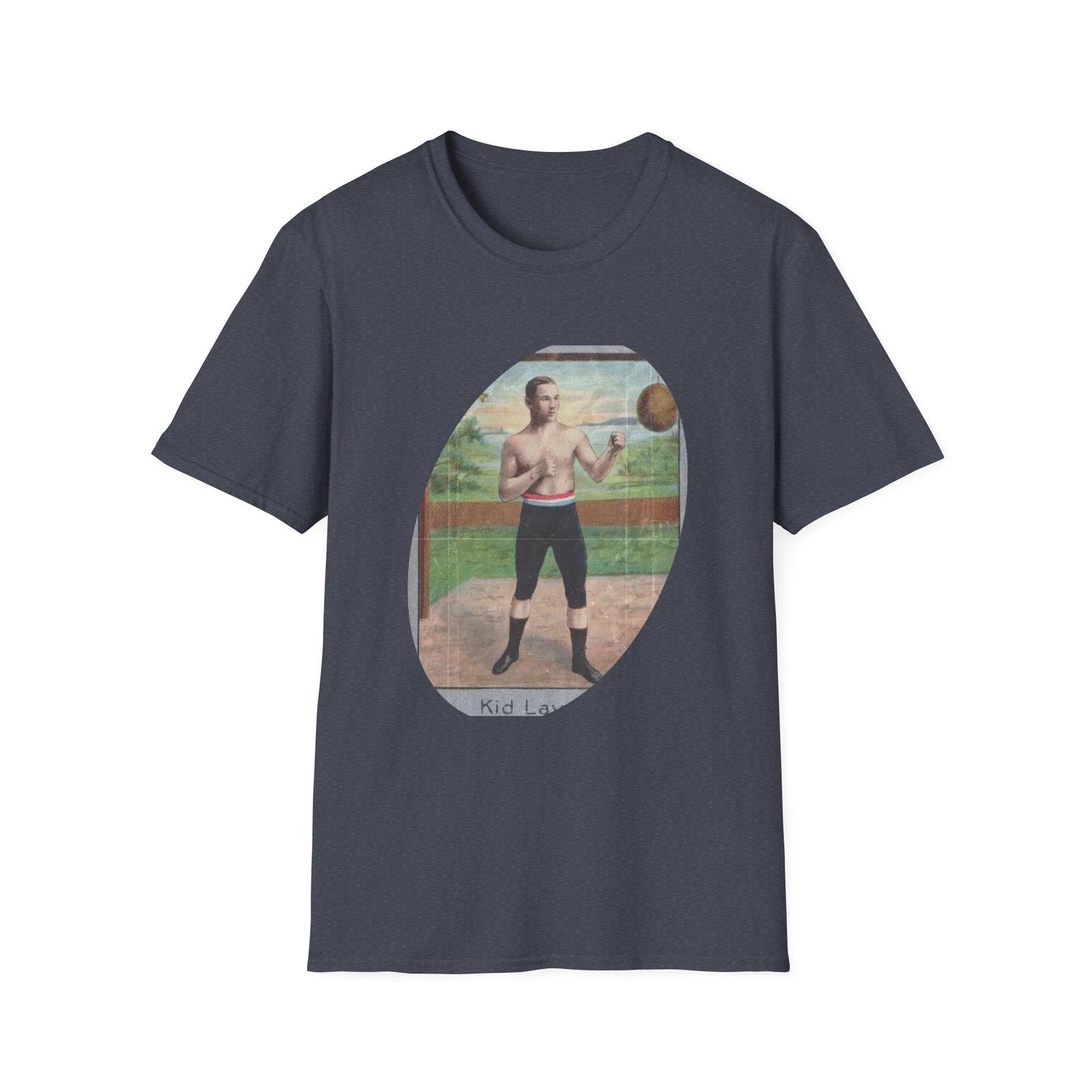 Retro Boxer Fighter Unisex Cotton T-Shirt - Old School Male 