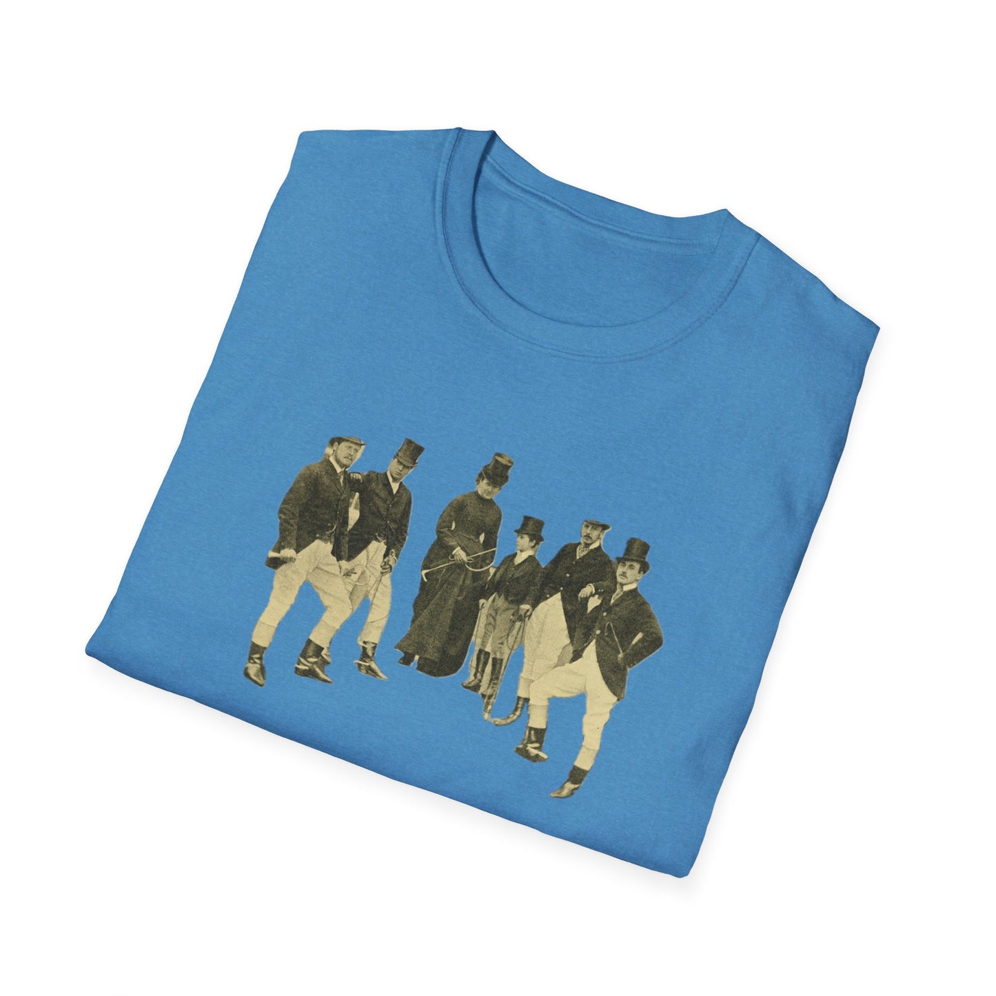 Vintage 19th Century Group Portrait Unisex Softstyle Tee