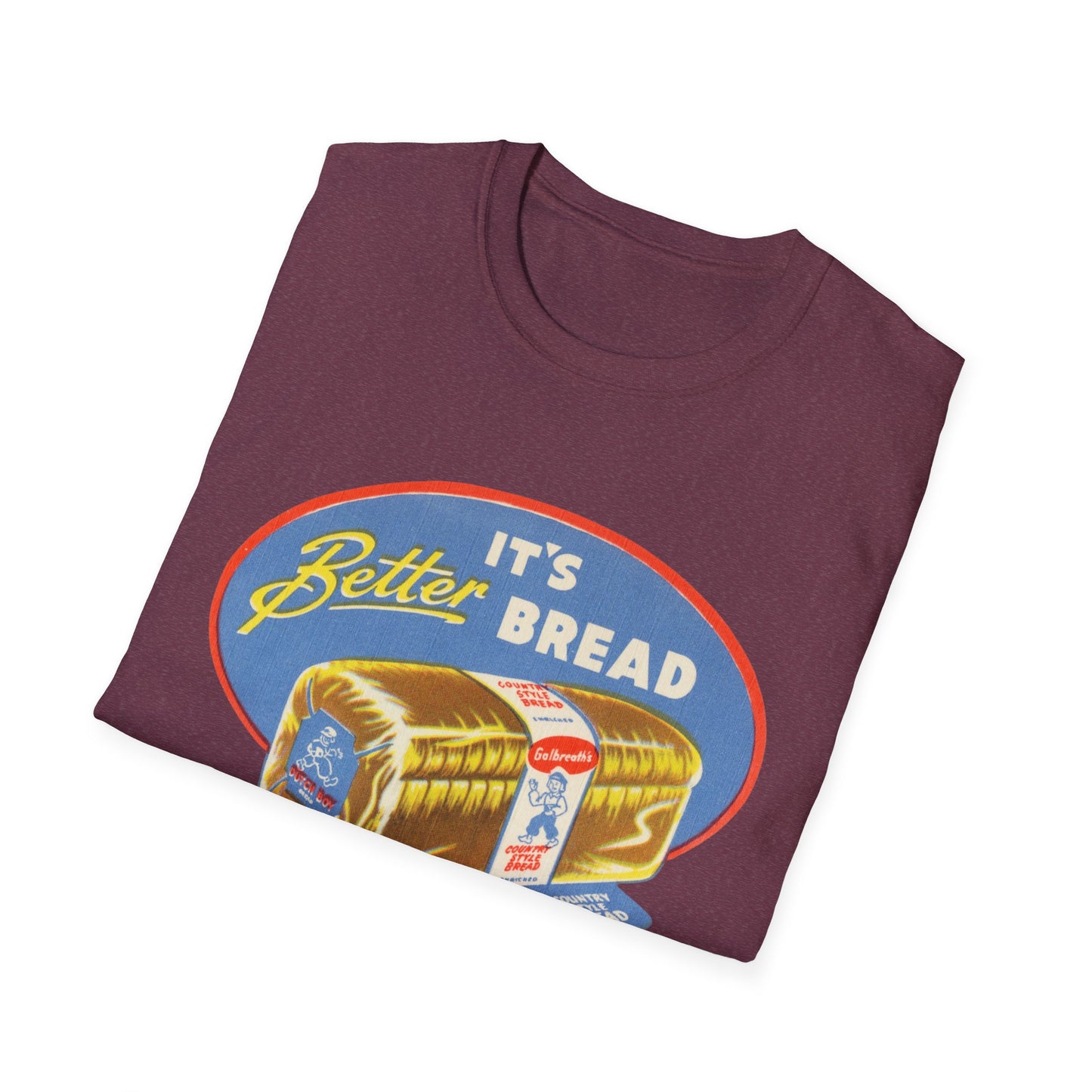 Unisex Galbreath Bread Logo T-Shirt: Classic 100% Cotton Comfort For Everyday Attire