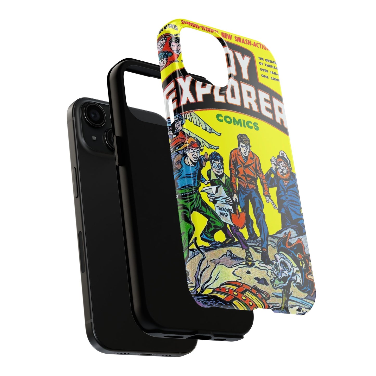 Vintage Comic Book Cover Rugged Phone Cases