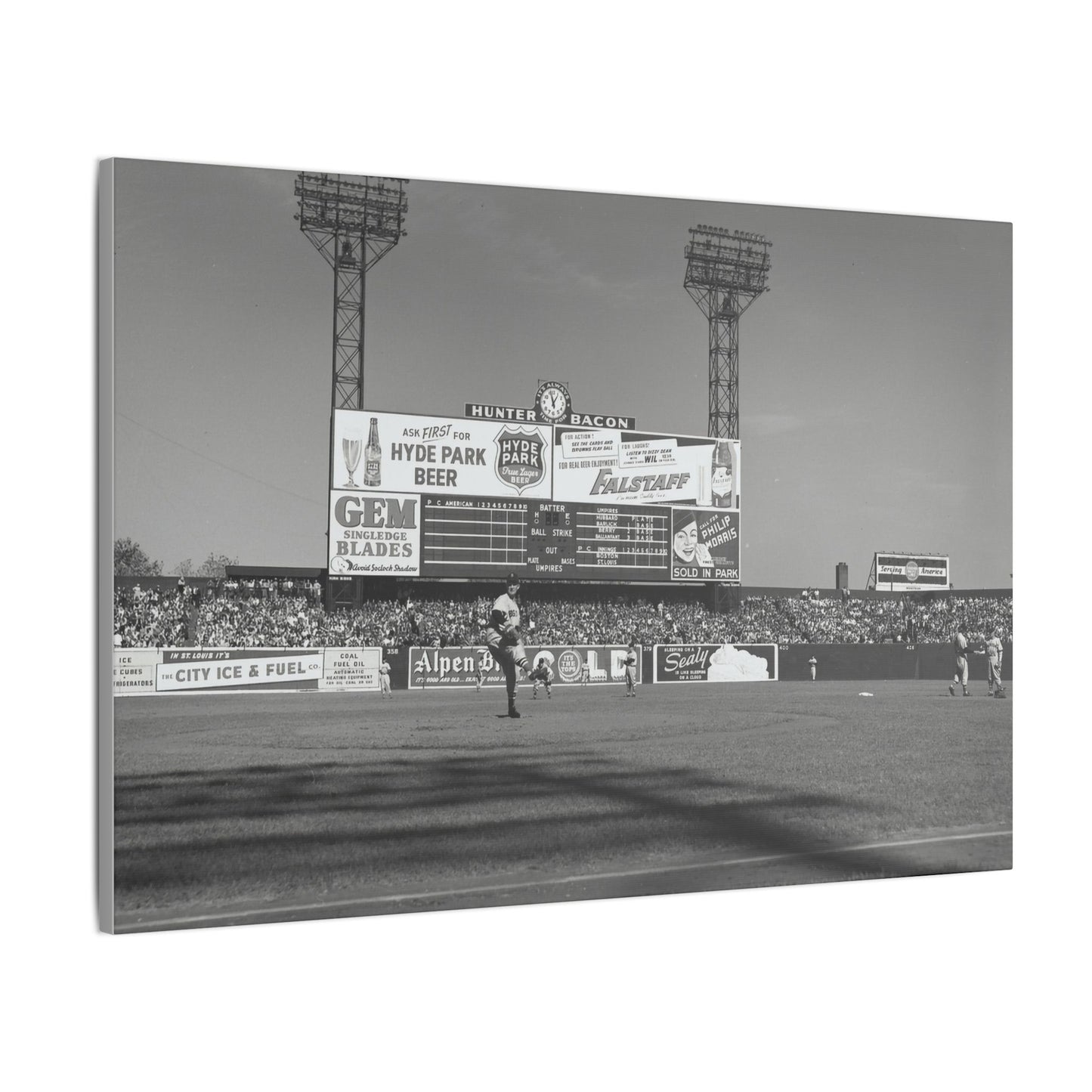 Canvas Print - 1946 World Series at Sportsman's Park