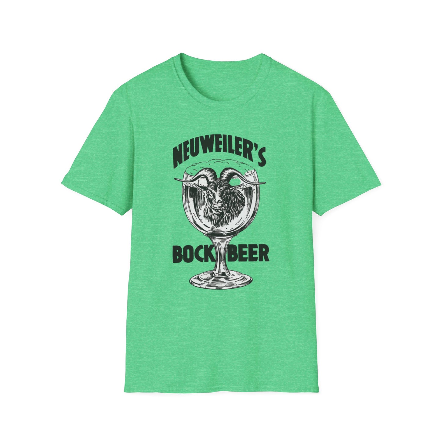 Sip Back and Relax: Vintage Neuweiler's 100% Cotton Bock Beer T-Shirt for Ultimate Chill Vibes