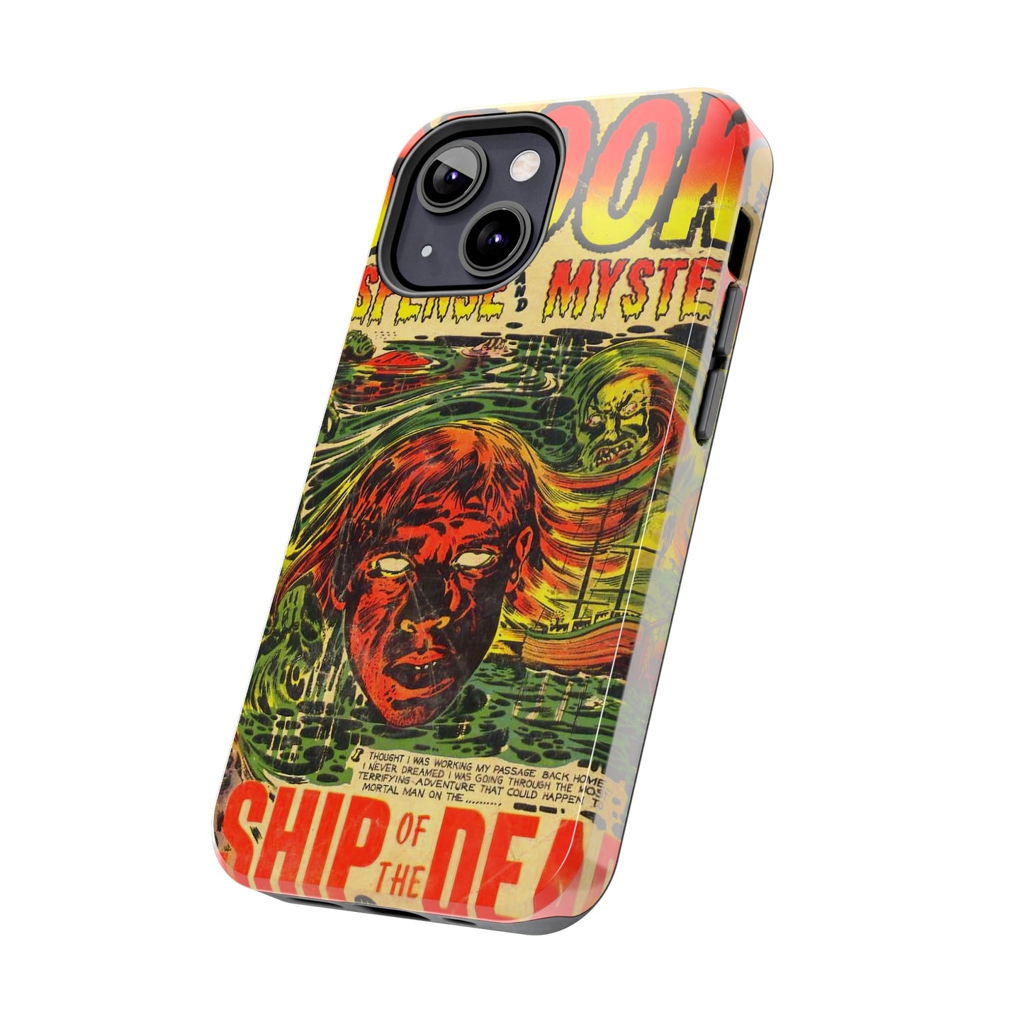 Vintage Horror Comic Phone Cover - Old School Male 