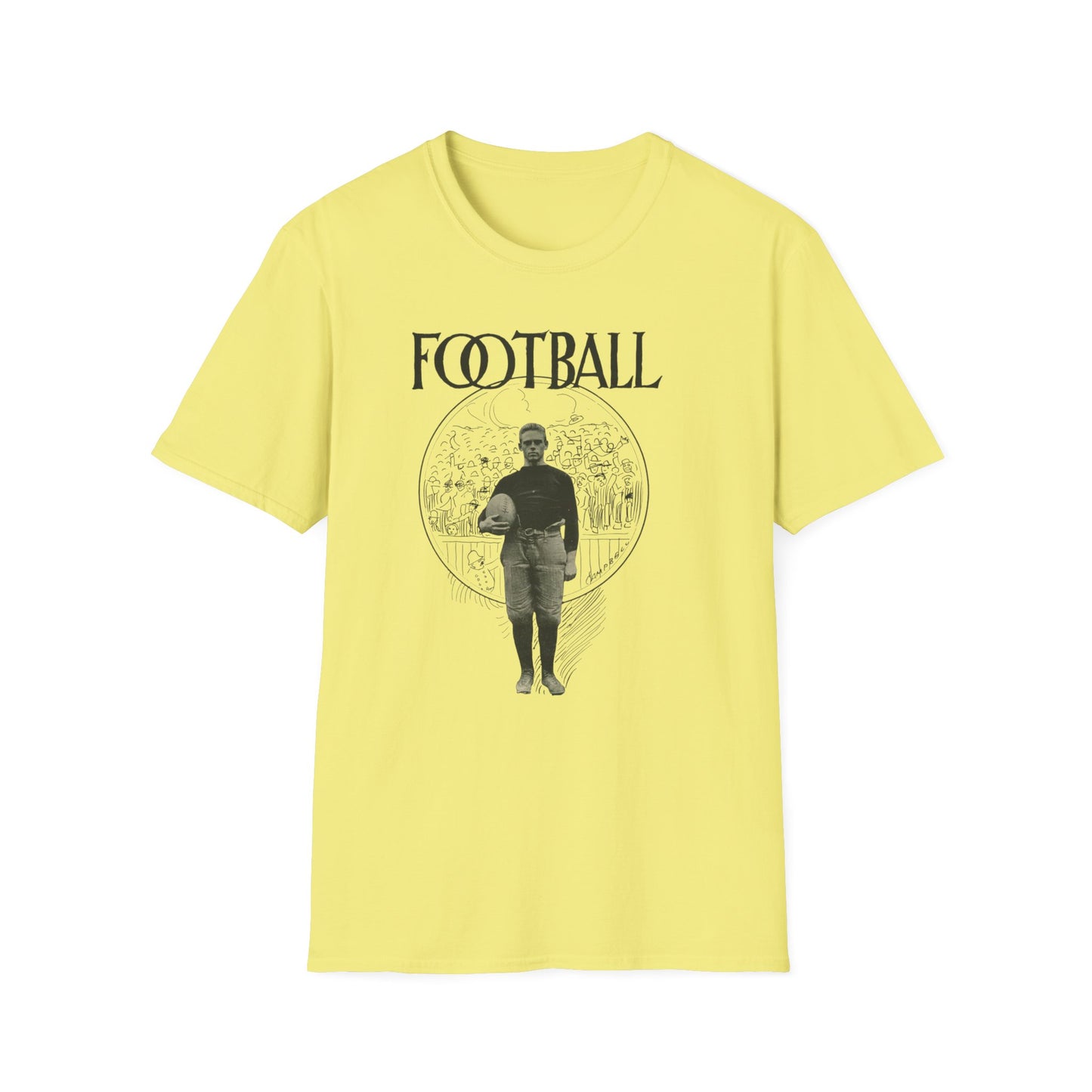 Score Big With Our Vintage Football Tee - Unisex Comfort For Game Day and Retro Vibes!