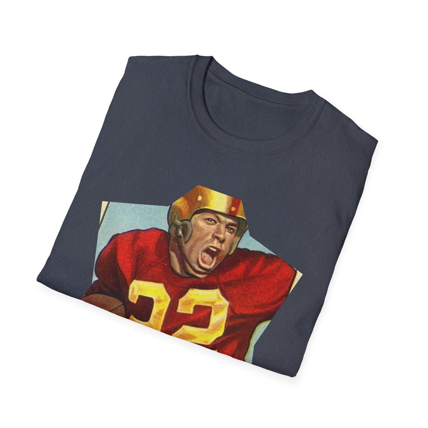 Retro Charlie Justice Football Legend Unisex Softstyle Tee