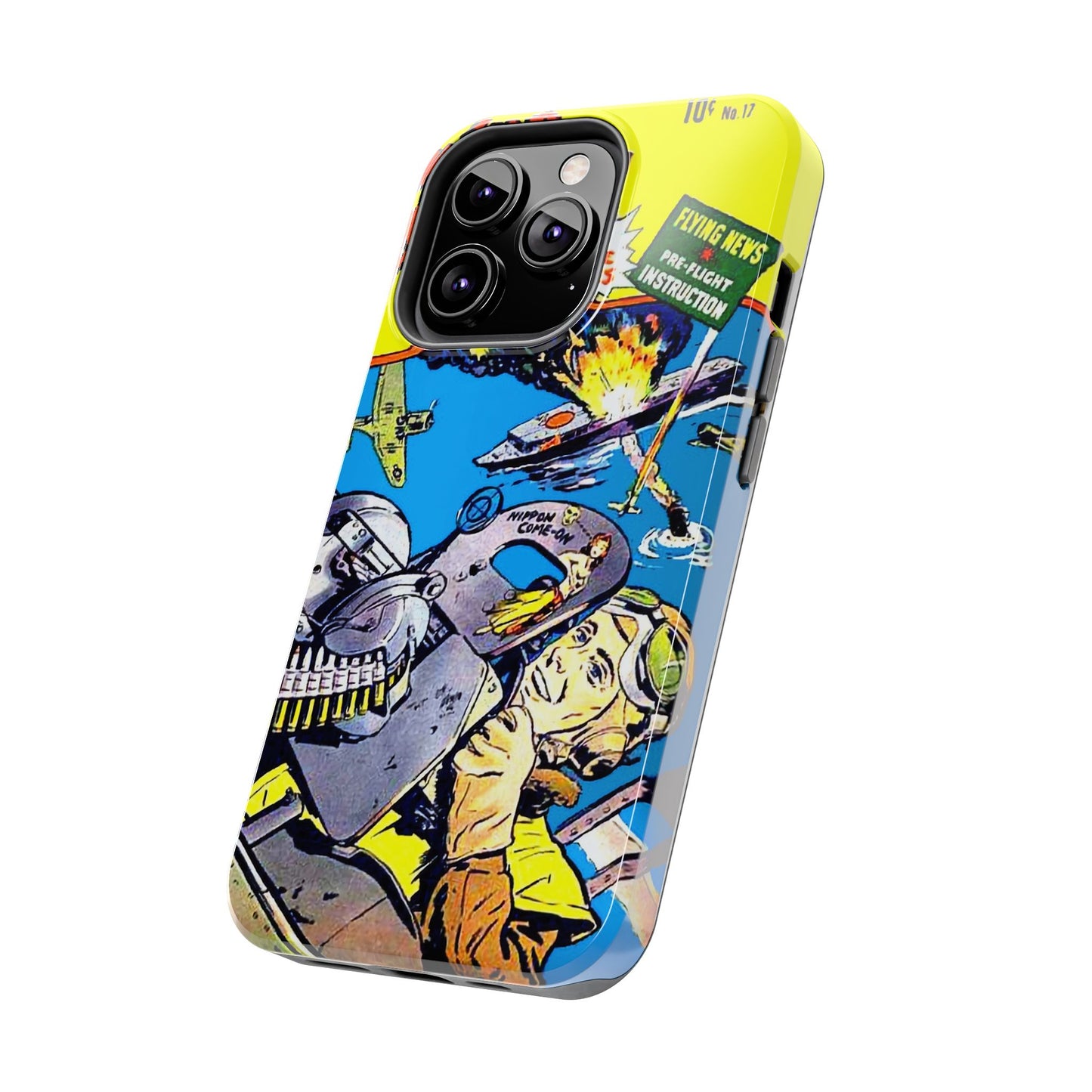 Vintage Comic Art Tough Phone Cases - Old School Male 