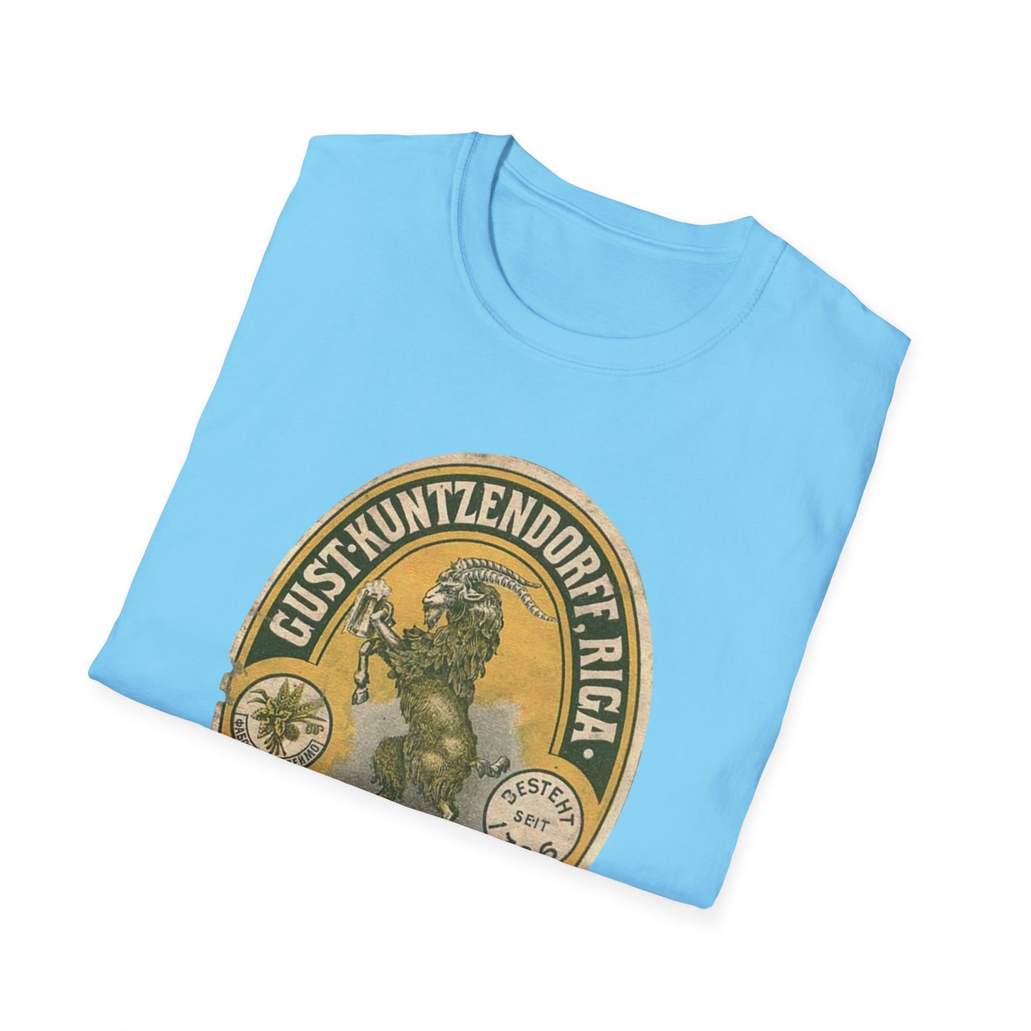 Sip in Style With This Vintage Bock Beer Unisex Softstyle Tee - Pure Cotton Comfort!