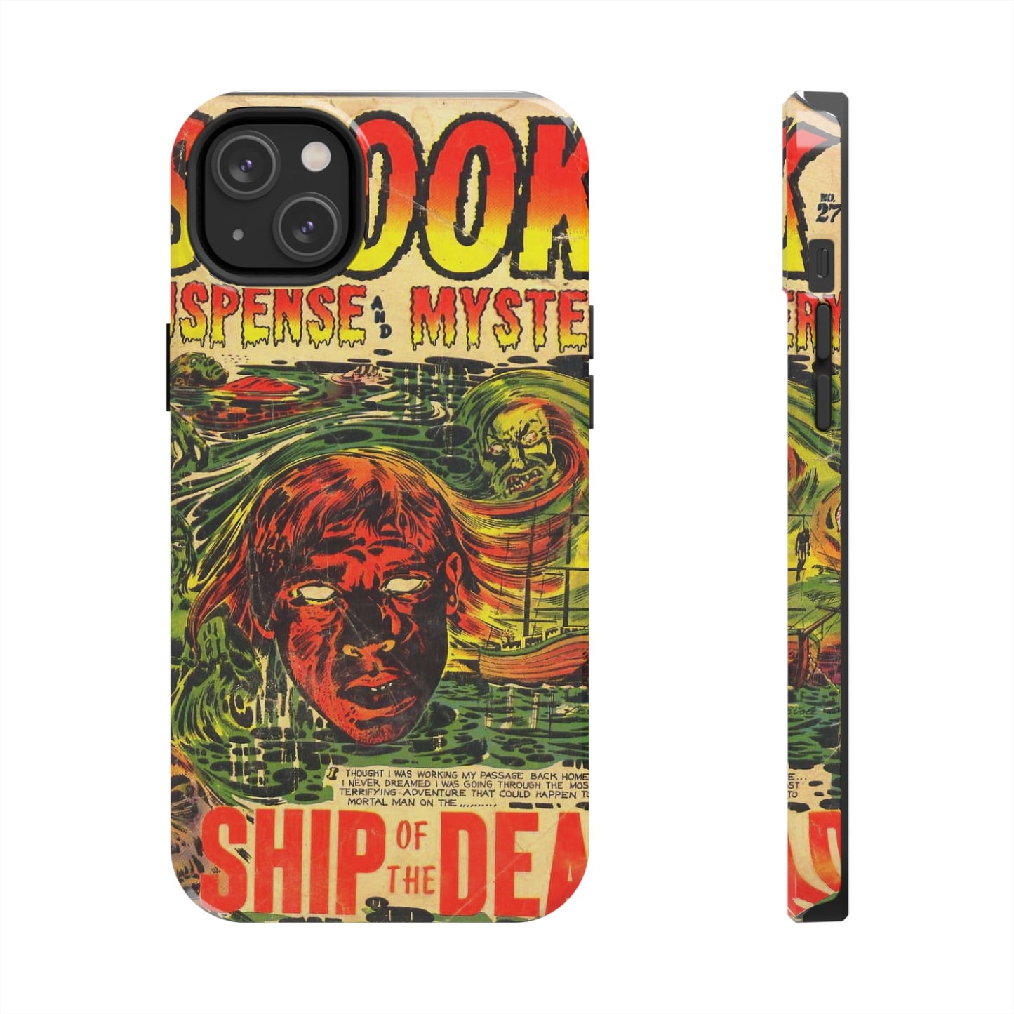 Vintage Horror Comic Phone Cover - Old School Male 