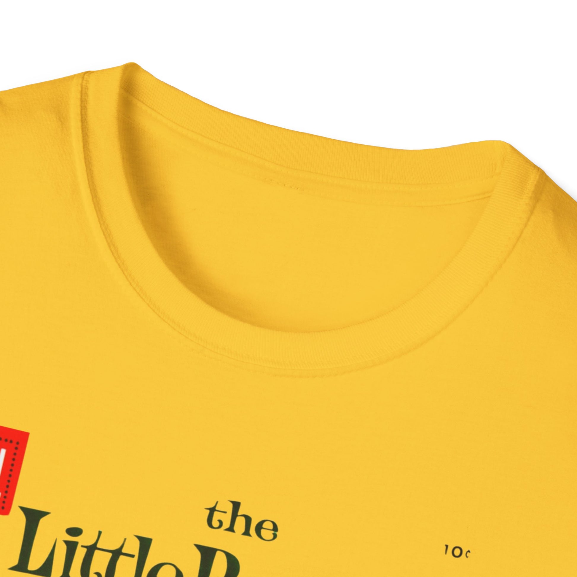 Vintage Little Rascals T-Shirt back view in bright yellow, showcasing comfortable styling and classic design. The perfect vintage comic t-shirt for laid-back days.