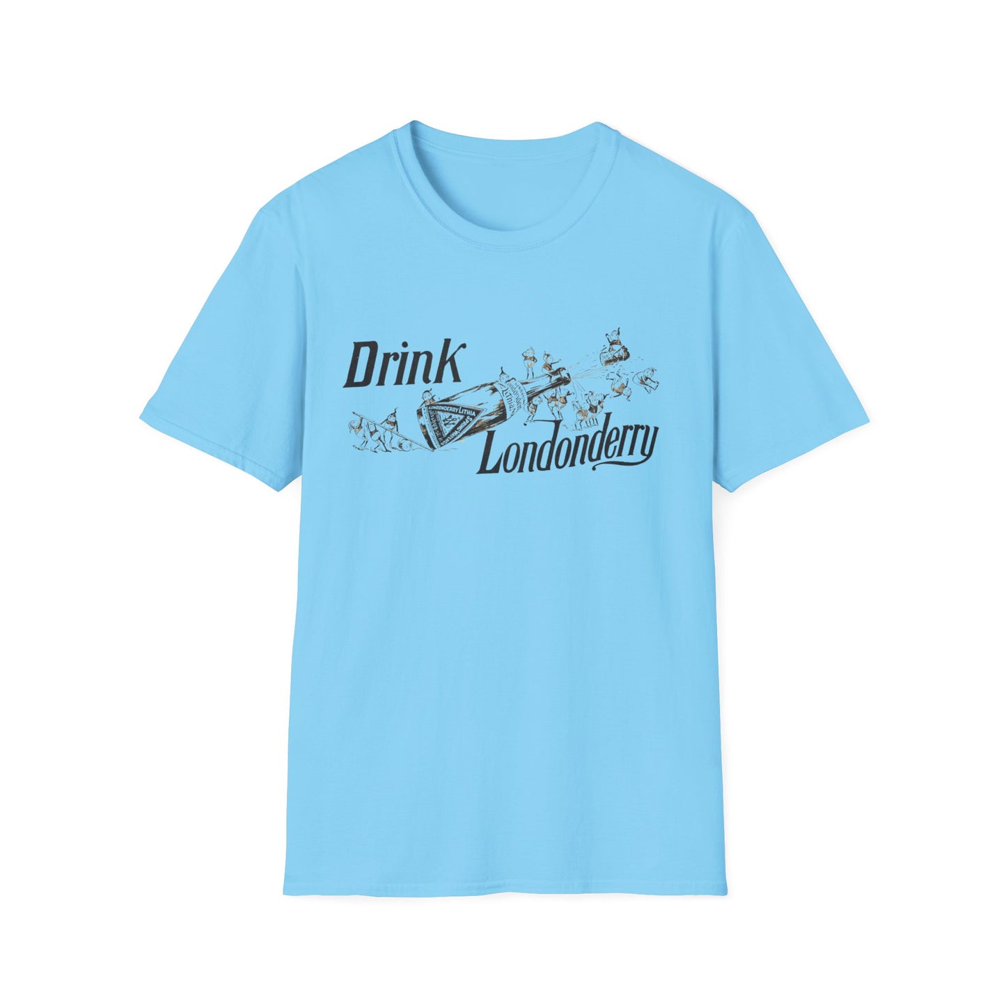 Vintage Londonberry Drink T-Shirt - Retro Unisex Tee in Soft, Ethically-Sourced Cotton