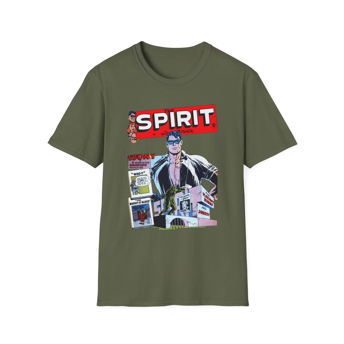 Vintage Comic Character T-Shirt - The Spirit Tee for Retro Fans and Collectors