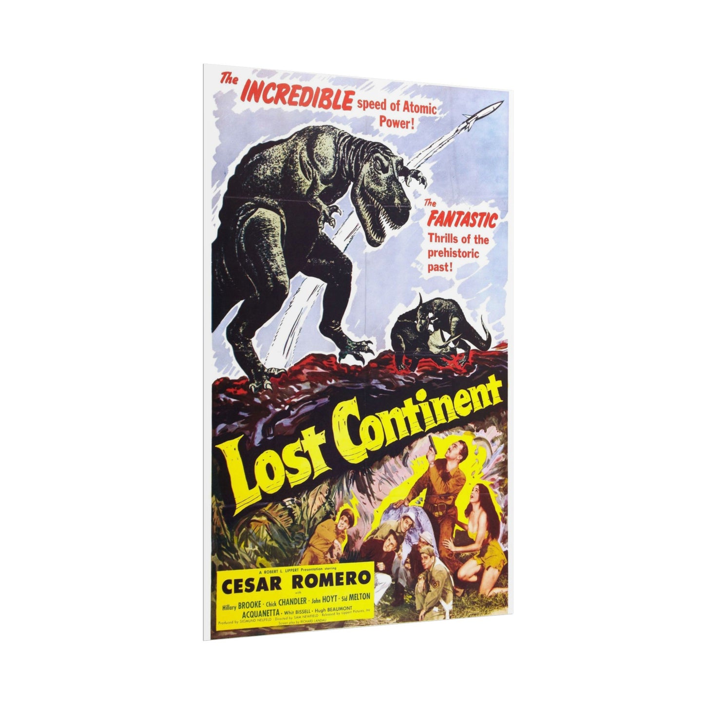 1951 Classic Film 'Lost Continent' Featuring Cesar Romero Poster Print