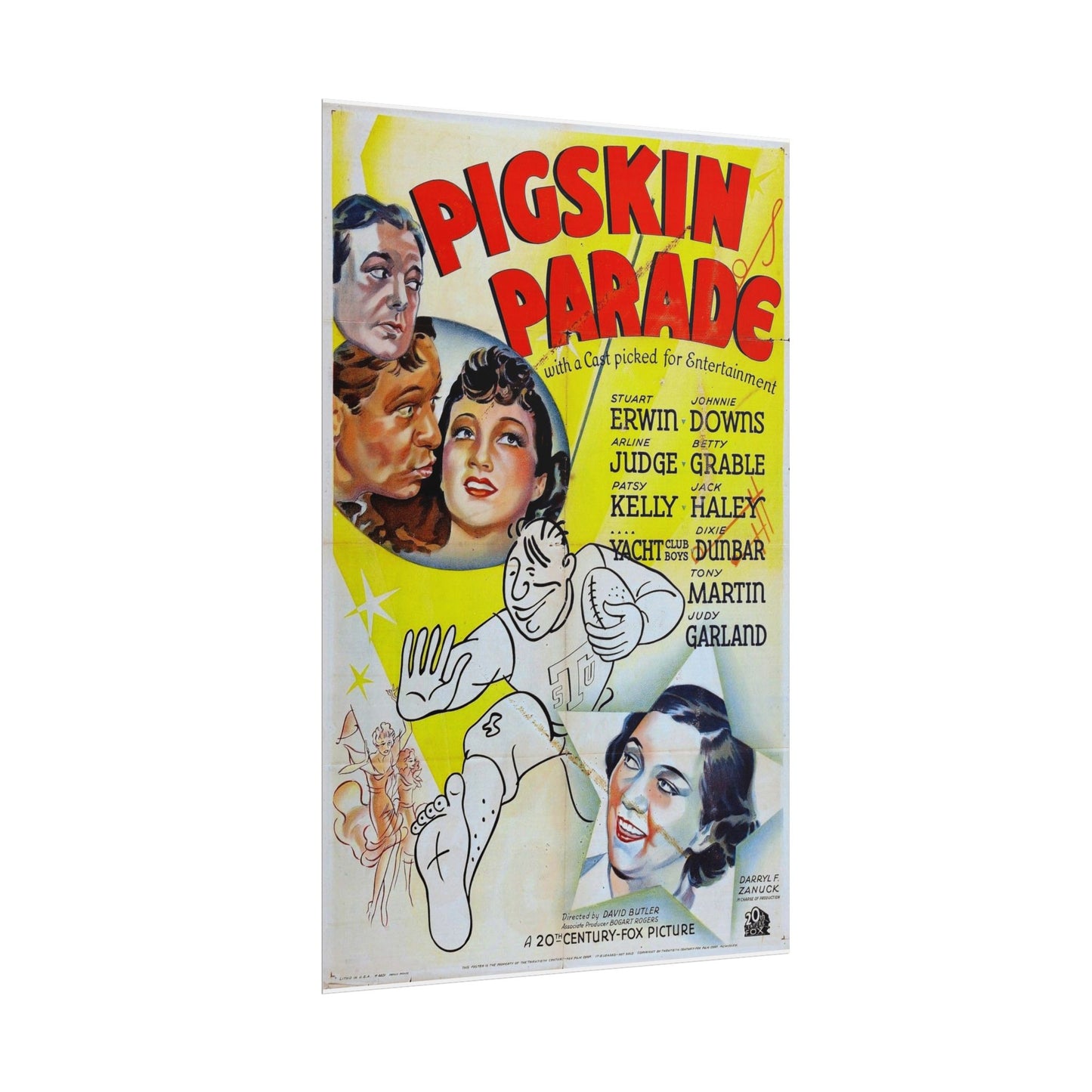 Pigskin Parade Film Poster Rolled Posters