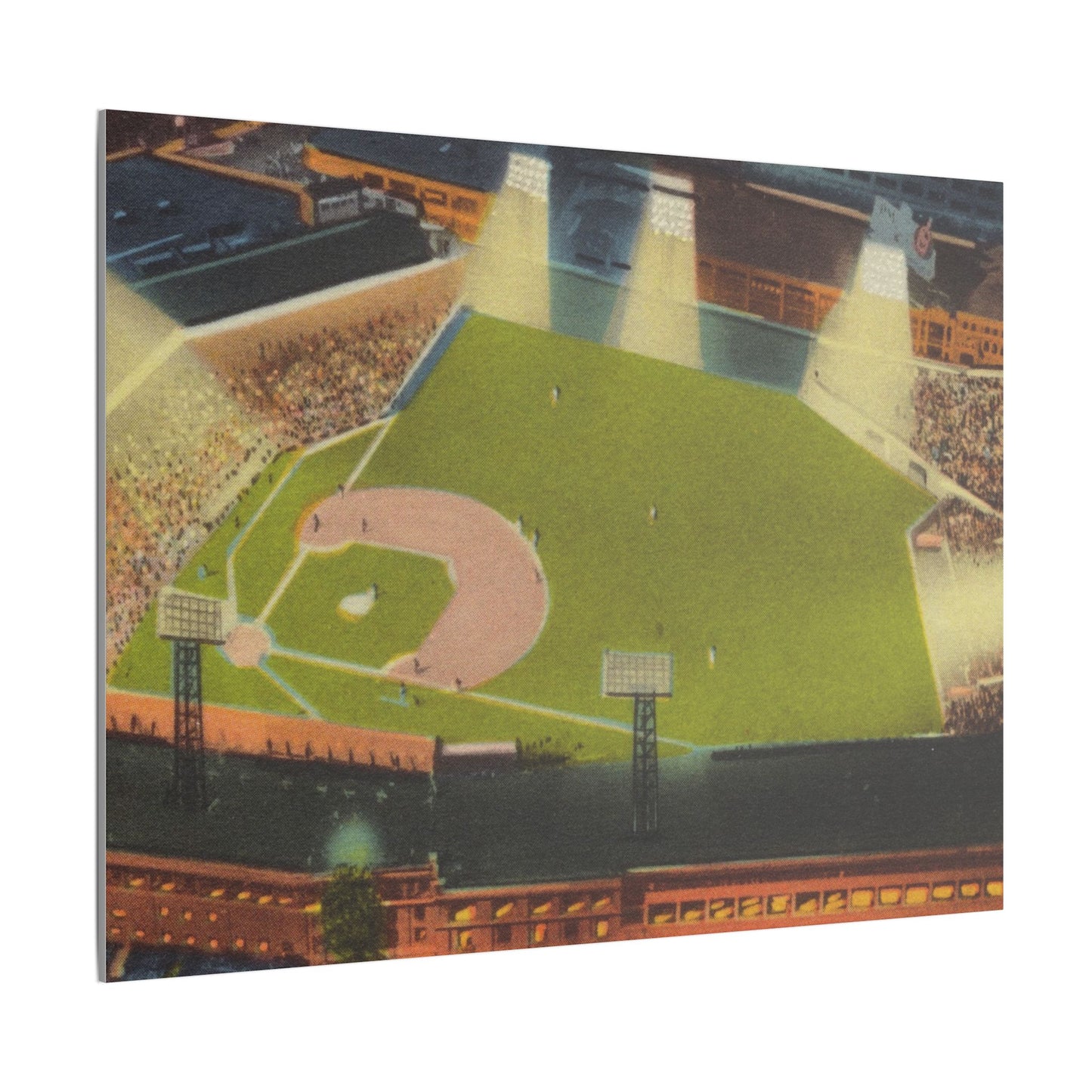 Vintage Fenway Park Canvas Art Print