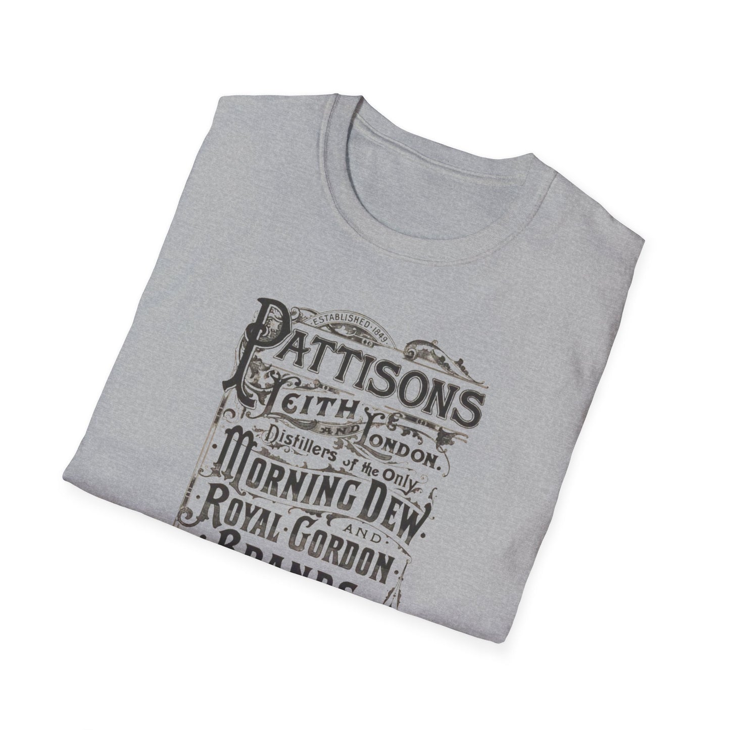 Pattison's Whiskey Graphic T-Shirt - Unisex Vintage Style Tee for Whiskey Lovers