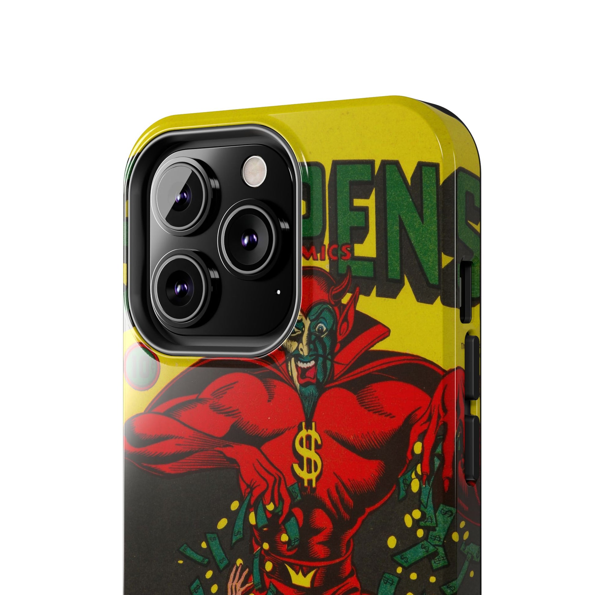 Retro Suspense Comics Phone Case for Tough Protection - Old School Male 