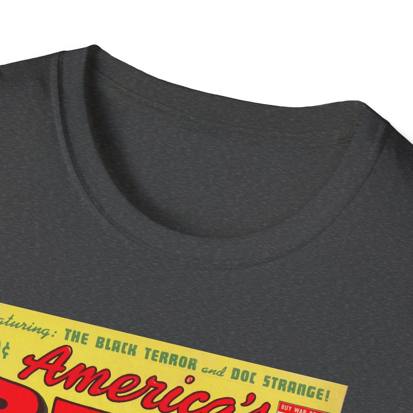 Retro America's Best Comic Book T-Shirt - Unisex Softstyle Tee for Comic Fans & Enthusiasts