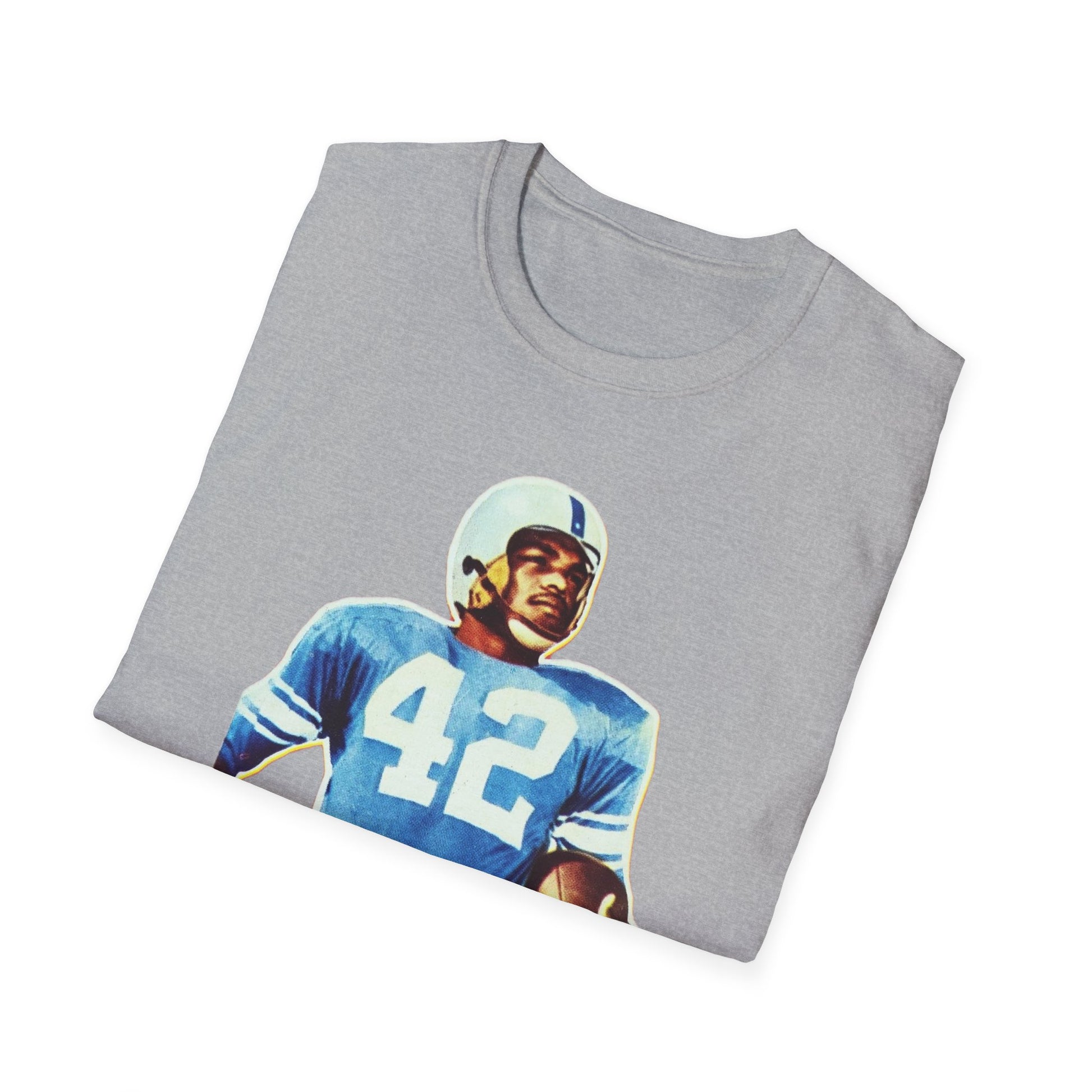 Lenny Moore Unisex Soft Cotton Tee for Football Fans - Old School Male 