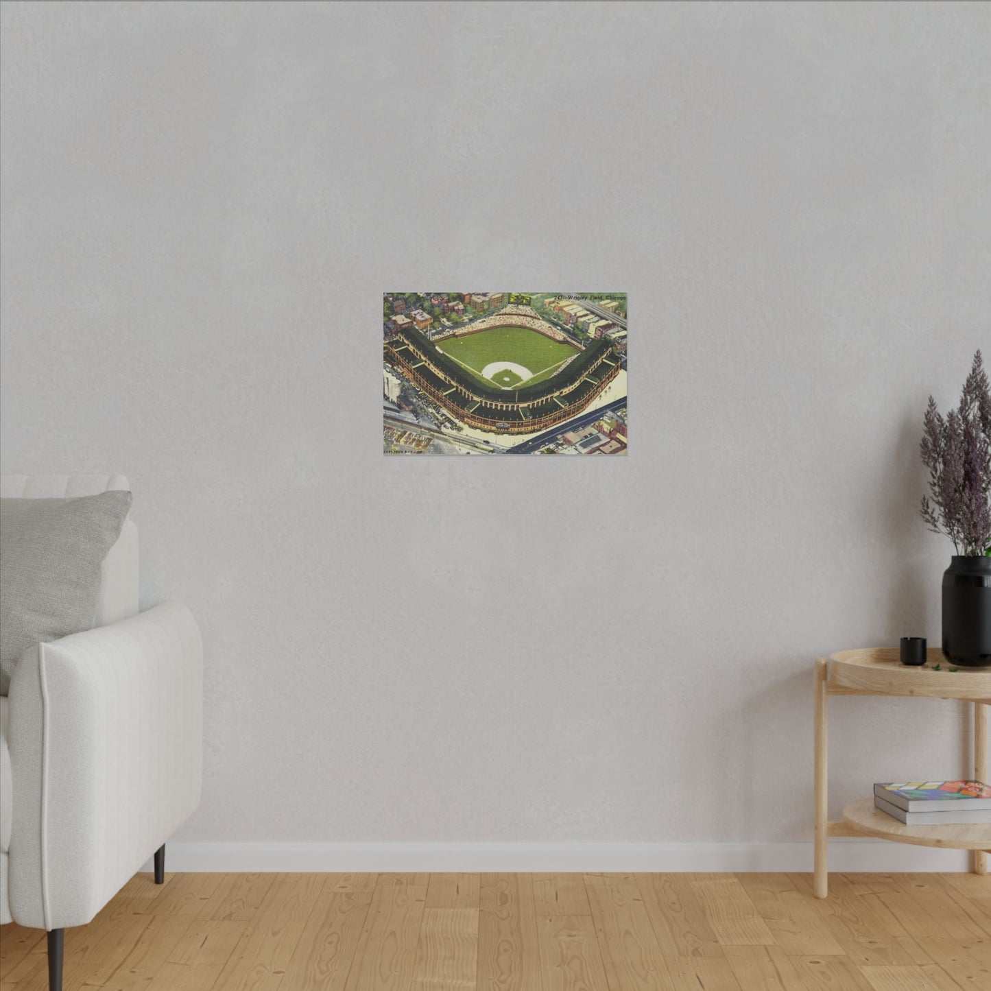 Nostalgic Wrigley Field Canvas Art Print