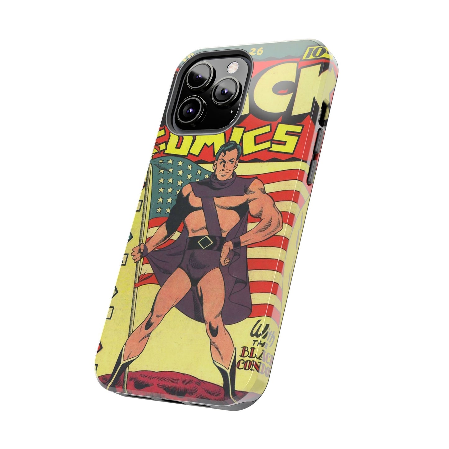 Vintage Comic Book Style Phone Case - Old School Male 