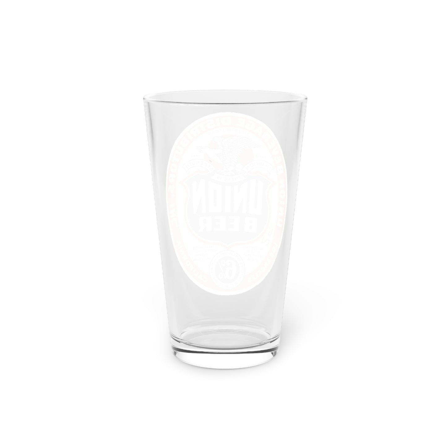 Retro Union Brewing Company 16oz Pint Glass