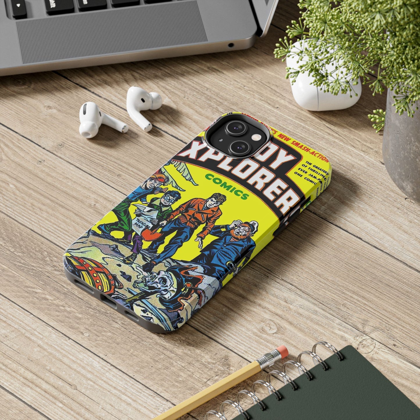 Vintage Comic Book Cover Rugged Phone Cases