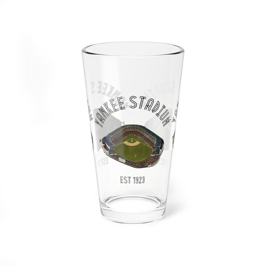 Yankee Stadium Retro 16oz Pint Glass